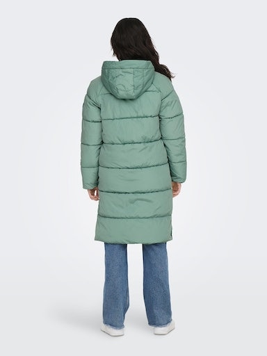 ONLY Steppmantel "ONLAMANDA LONG PUFFER COAT", mit Kapuze günstig online kaufen