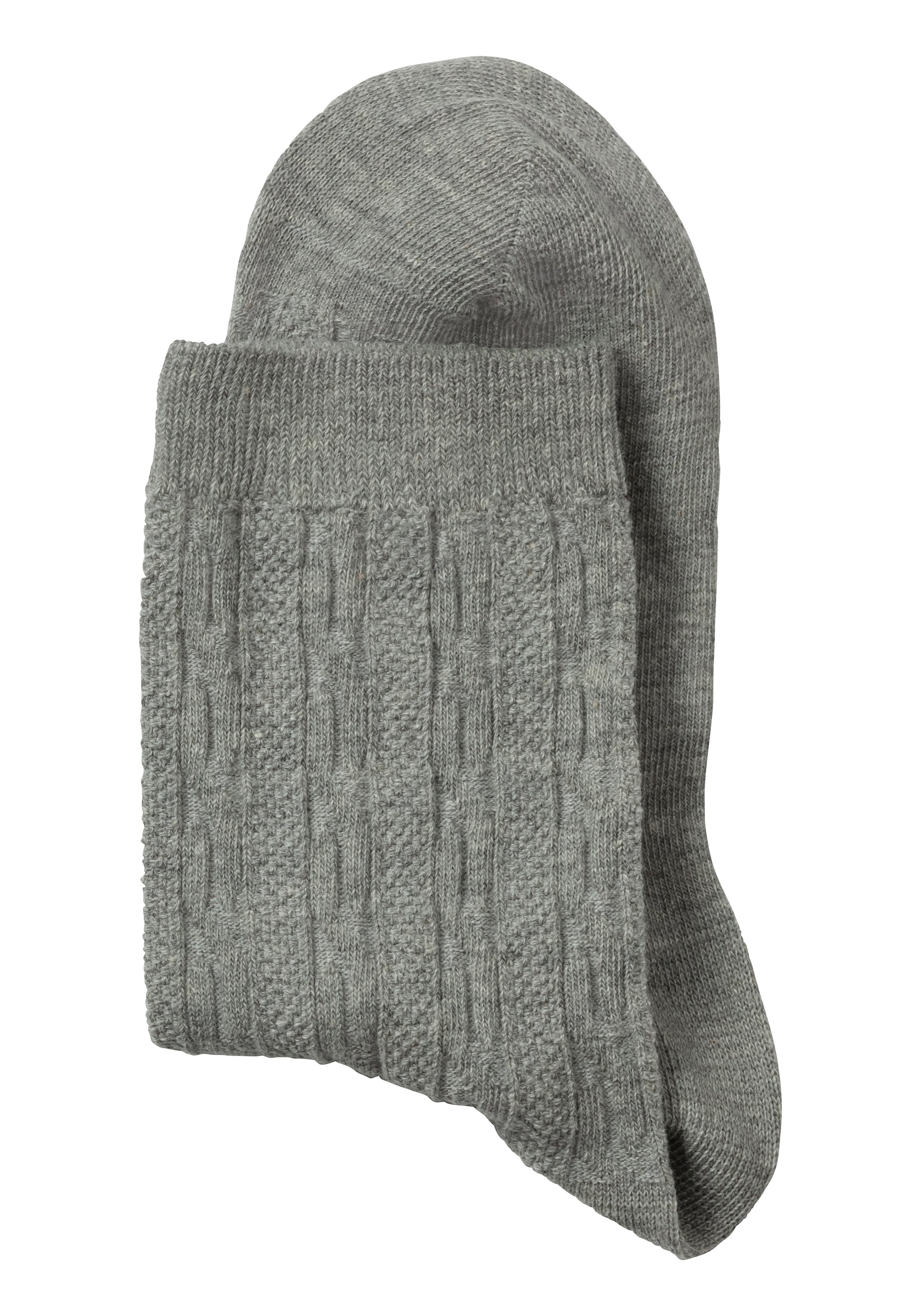 Lavana Basicsocken Packung, 5 Paar tlg. mit klassischem Zopfmuster