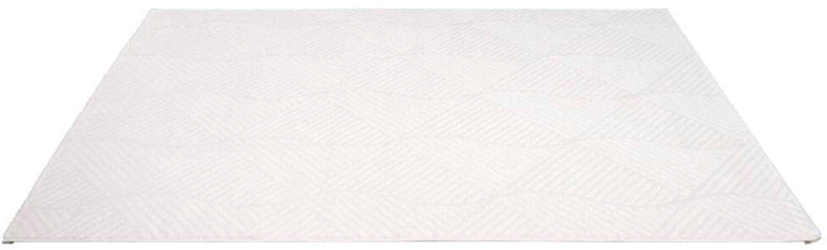 Carpet City Teppich »Friseé-Teppich FANCY 904«, rechteckig, 12 mm Höhe, Läufer, Kurzflor Wohnzimmer, florale 3D-Optik, für Schlafzimmer