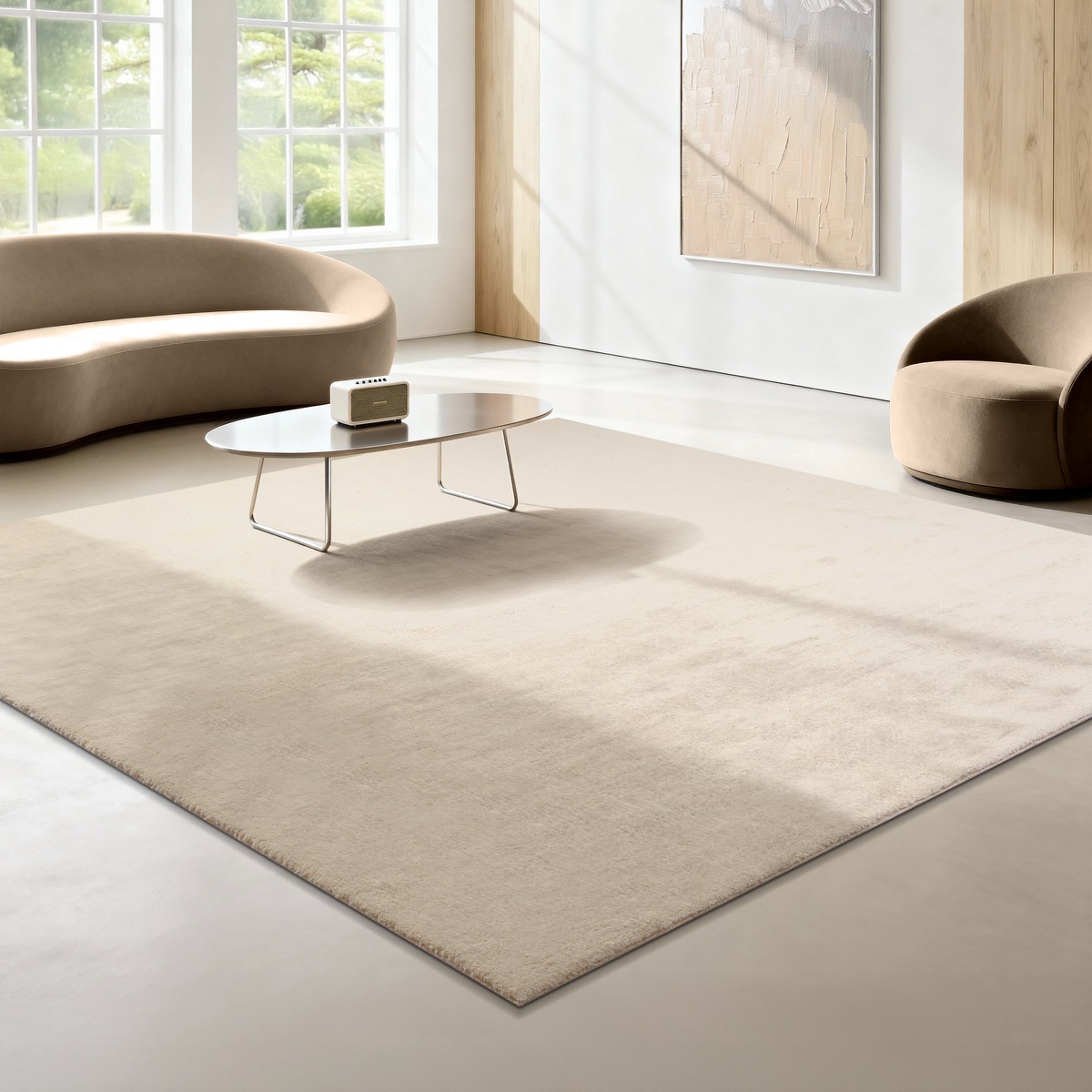 the carpet Teppich "Relax kuschelig & Super Soft, Anti-Rutsch Unterseite," günstig online kaufen