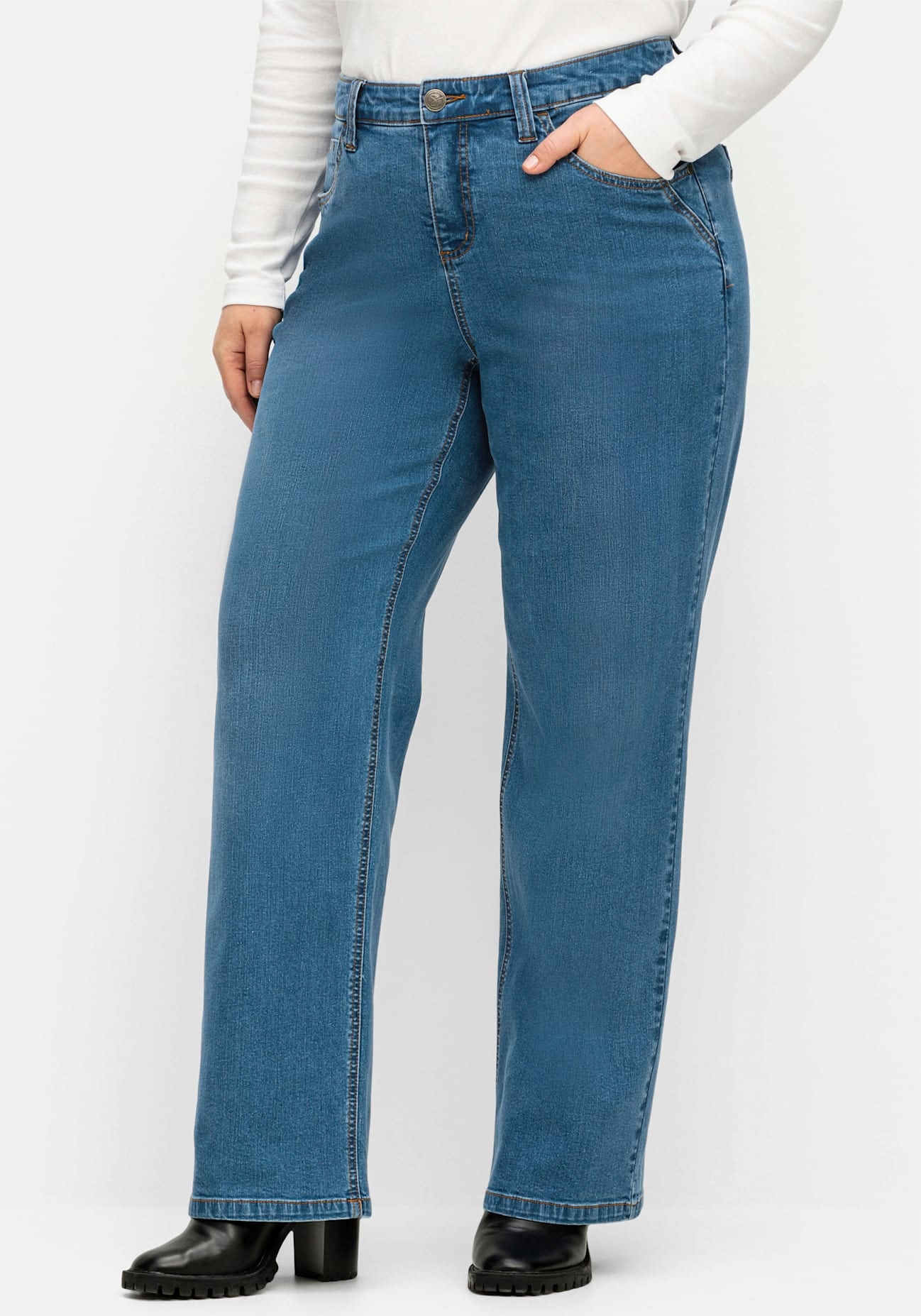 Sheego 5-Pocket-Jeans 1 Stk. günstig online kaufen