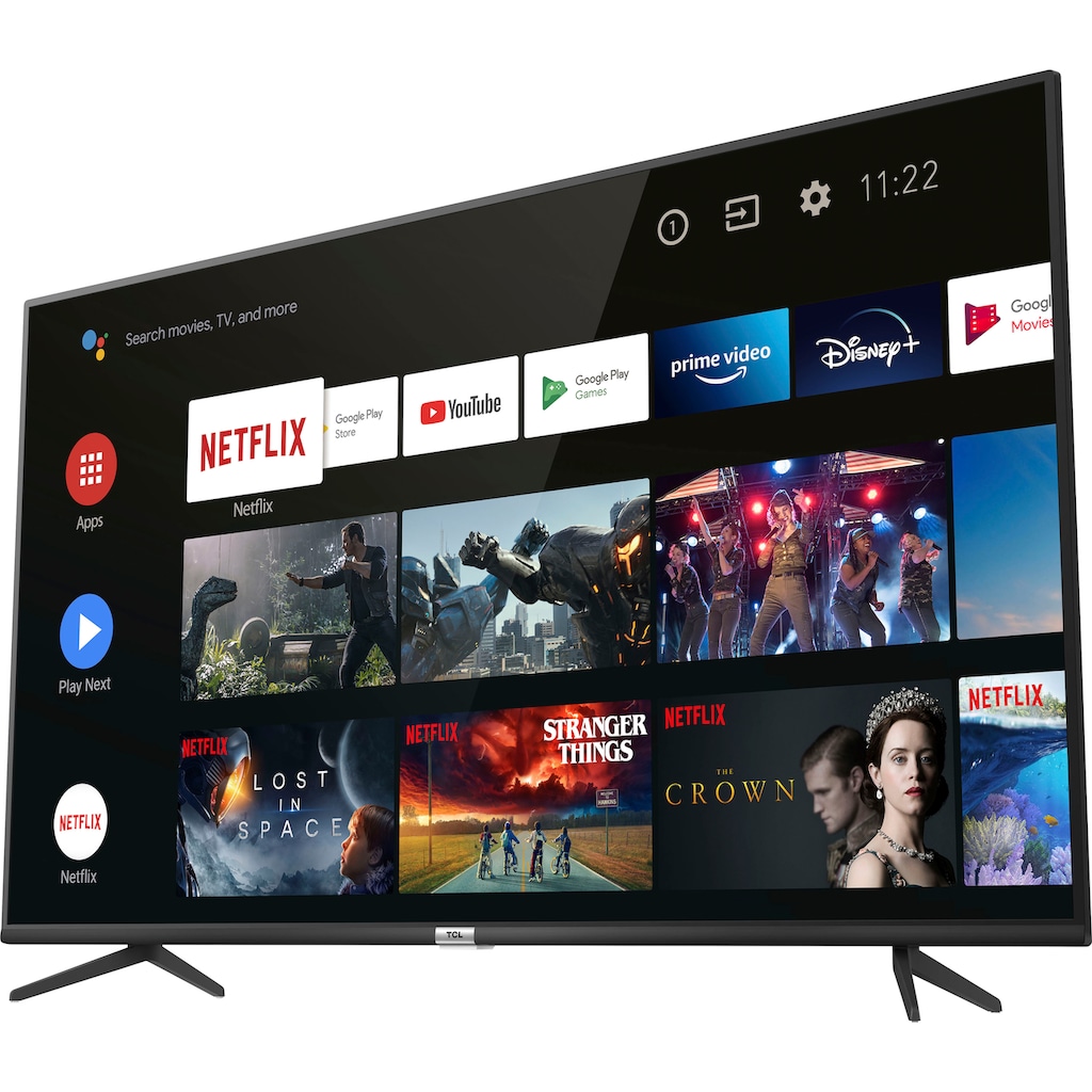 TCL LED-Fernseher »55P616X1«, 139 cm/55 Zoll, 4K Ultra HD, Smart-TV, Android 9.0 Betriebssystem