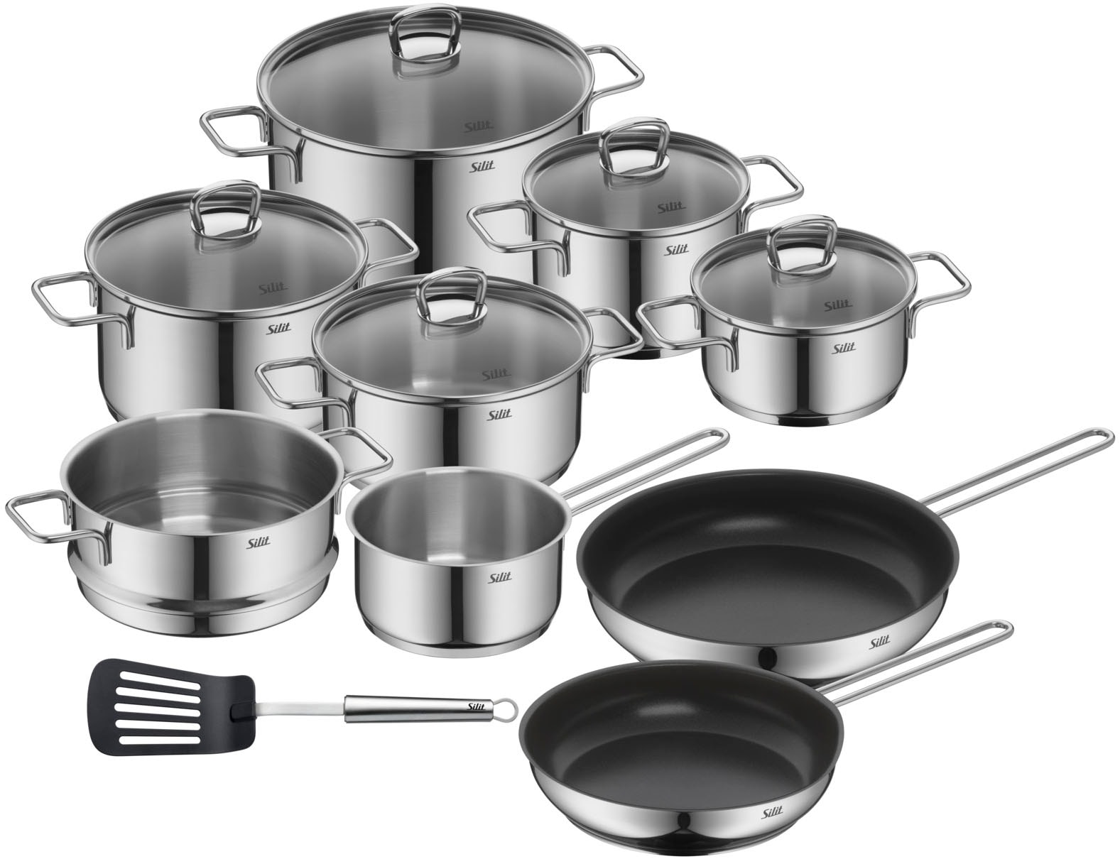 Silit Topf-Set "Alicante Induktion 10-teilig, Kochtopfset Induktion mit Gla günstig online kaufen