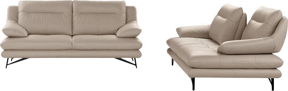 Thumbnail - CALIA ITALIA 2,5-Sitzer "Cezanne, italienisches Design trifft erstklassigen Sitzkomfort, Leder", Edles Designsofa in bes...