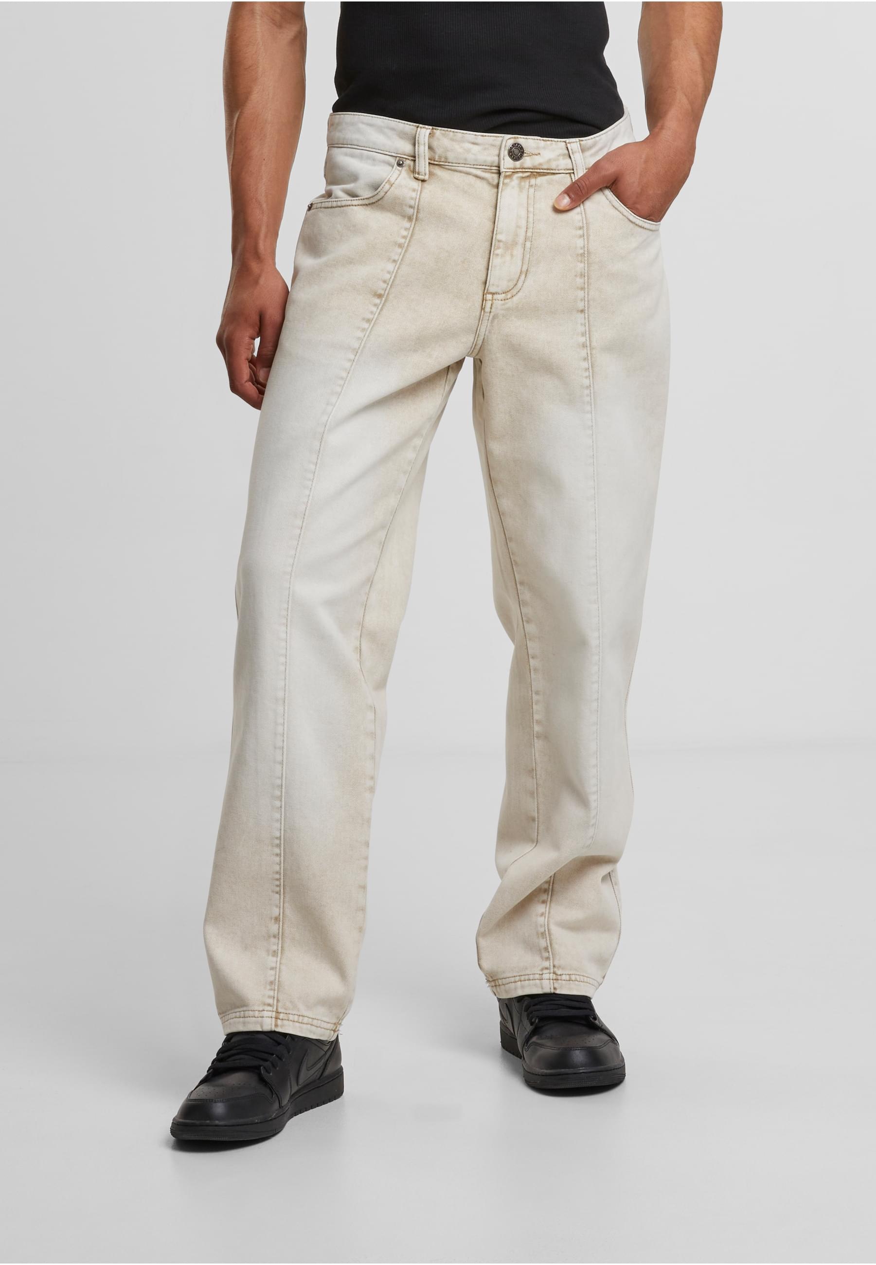 URBAN CLASSICS Bequeme Jeans »Urban Classics Wide Leg Denim With Dividing Seams«