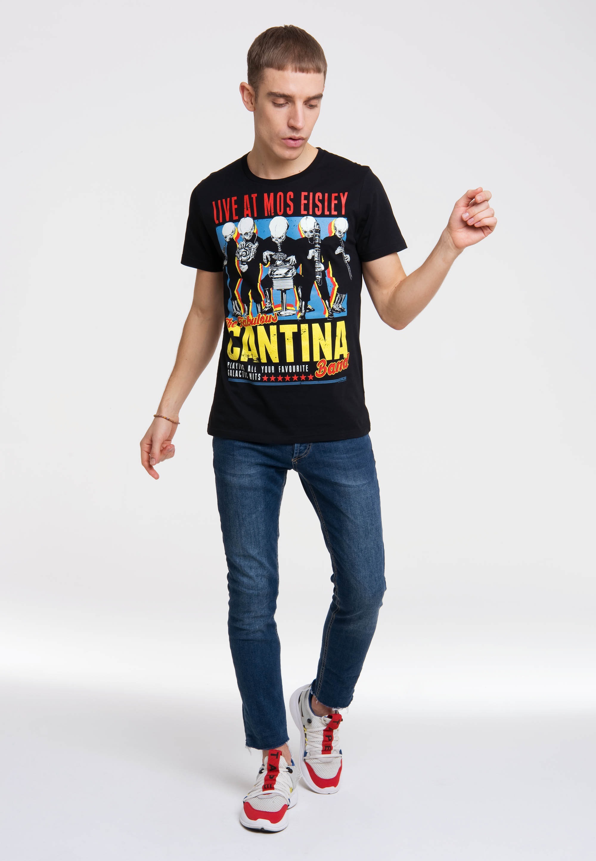LOGOSHIRT T-Shirt »Star Wars - Cantina Band«, mit Star Wars-Frontdruck