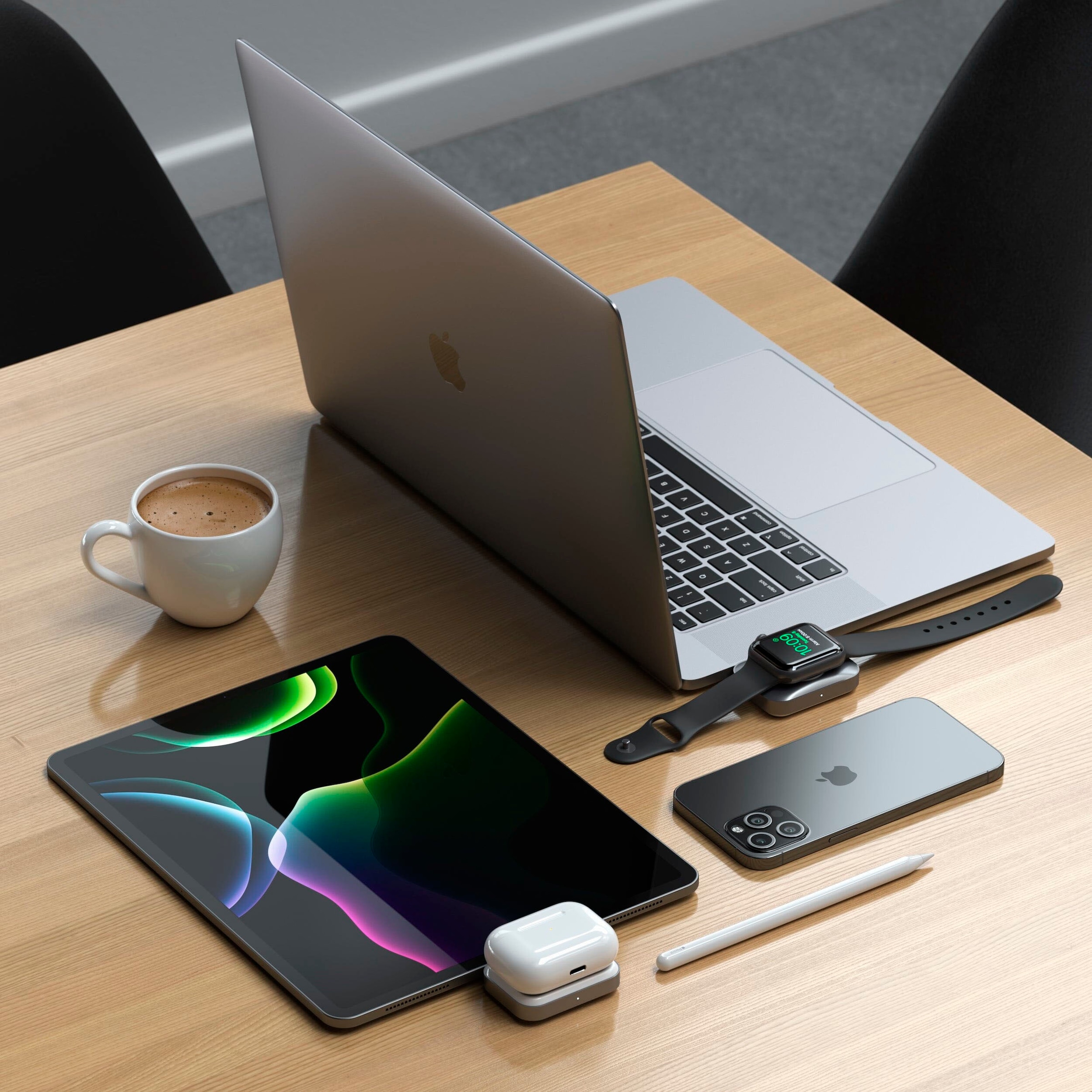 Satechi USB-Ladegerät »2-in-1 USB-C Charging Dock for Apple Watch & AirPods«