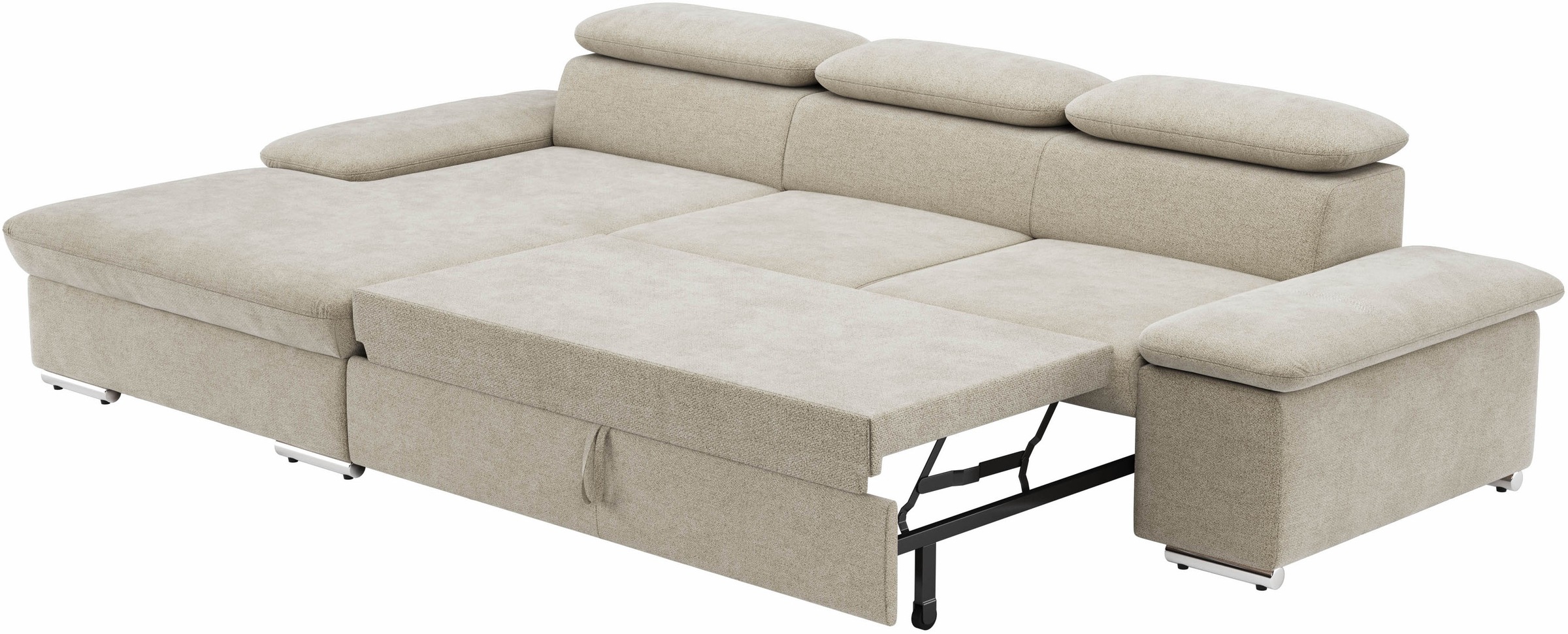 sit&more Ecksofa »Valantine L-Form«, inkl. Kopf- und Armteilverstellung, wahlweise mit Bettfunktion