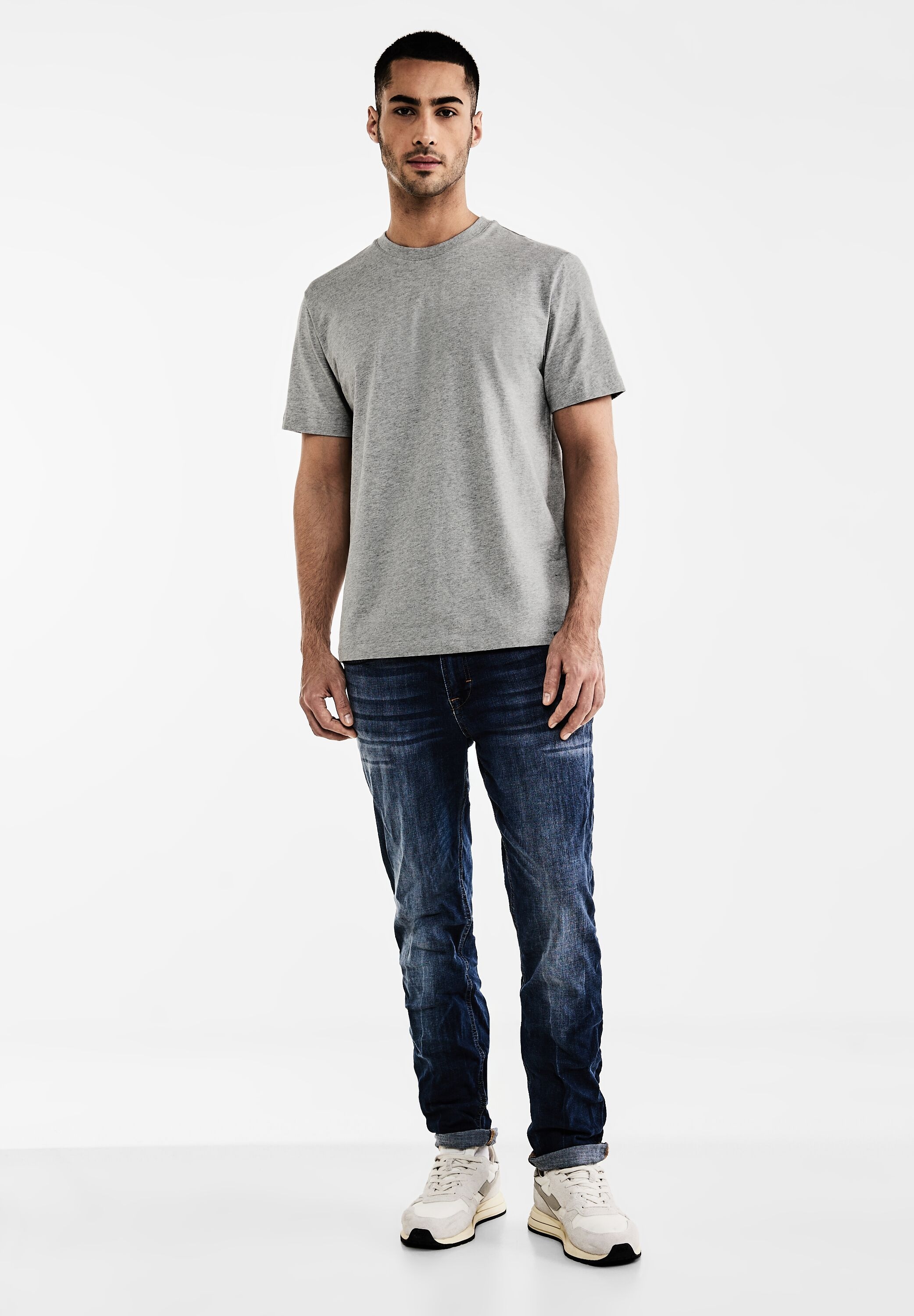 STREET ONE MEN T-Shirt, Rundhalsausschnitt