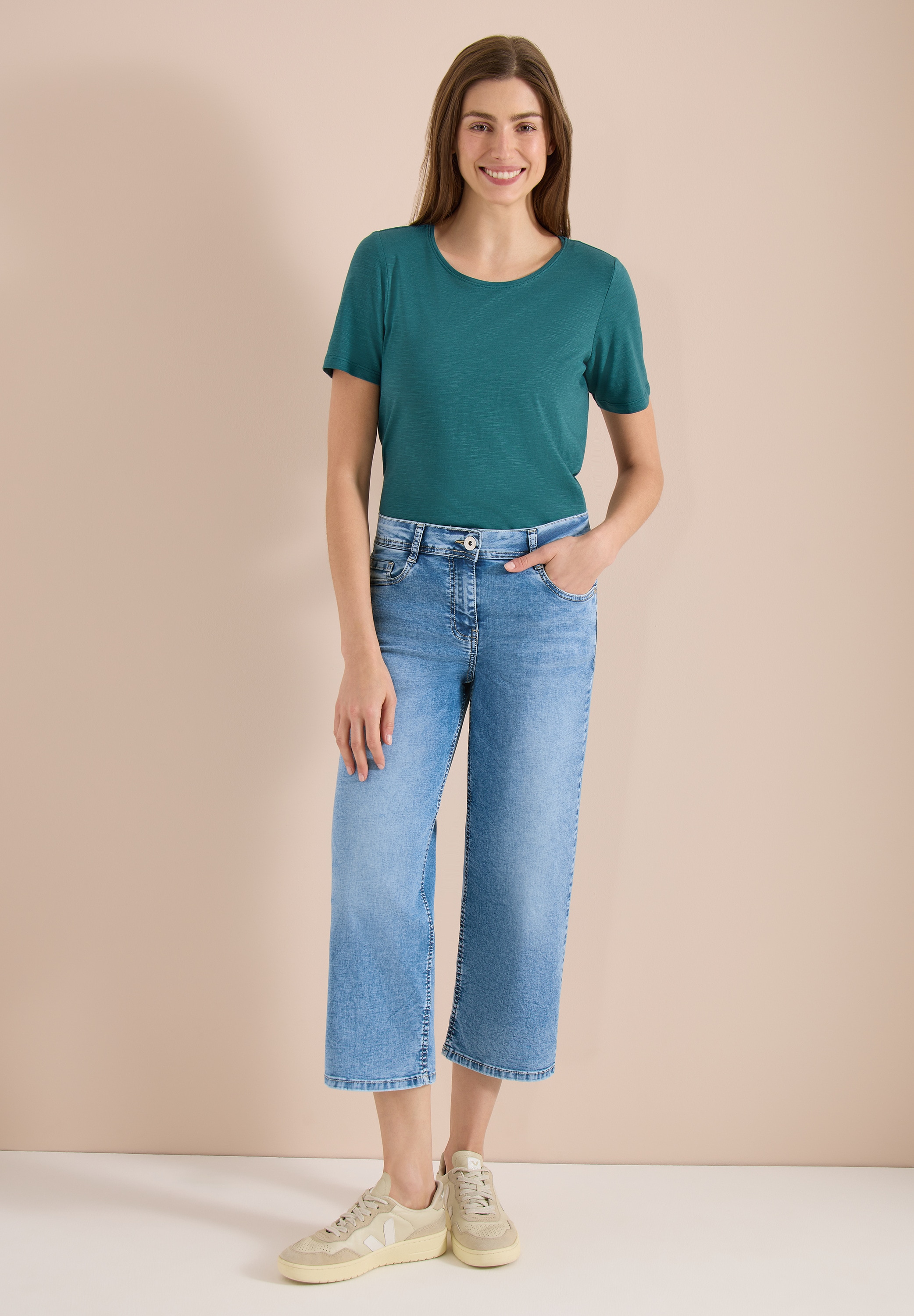 Cecil Loose-fit-Jeans High Waist