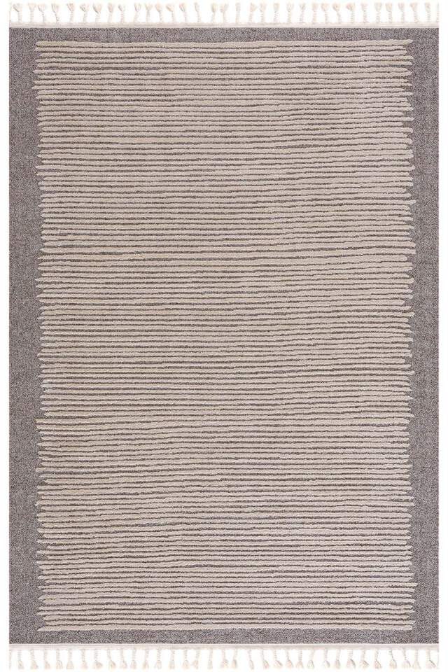Carpet City Teppich »Art 2231«, rechteckig, 7 mm Höhe, Läufer, Kurzflor, mit Kettfäden, Streifen-Muster
