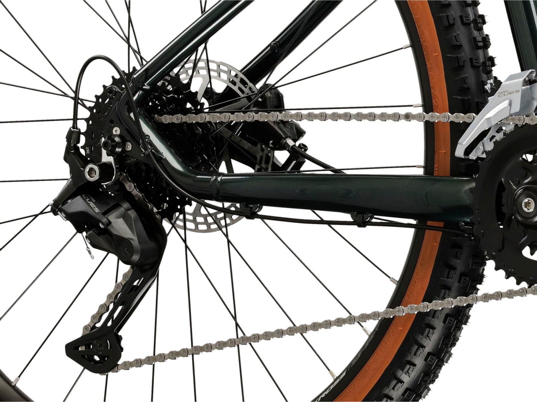 Kross Mountainbike »KROSS Mountainbike Hardtail 29" Hexagon 5.0 ULT.RA grün 18 Gänge« 18 Gang Shimano CUES U3020 Schaltwerk Kettenschaltung