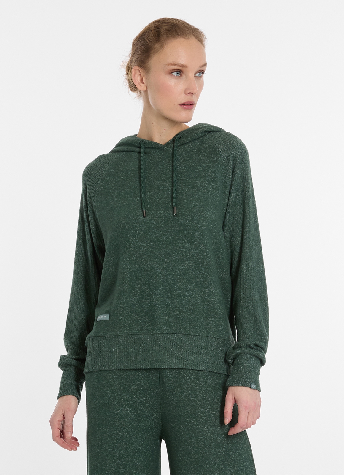 Ragwear Kapuzensweatshirt "TONNARA", mit Rundhalsausschnitt und Kordelzug, normale Passform, Feinstrick