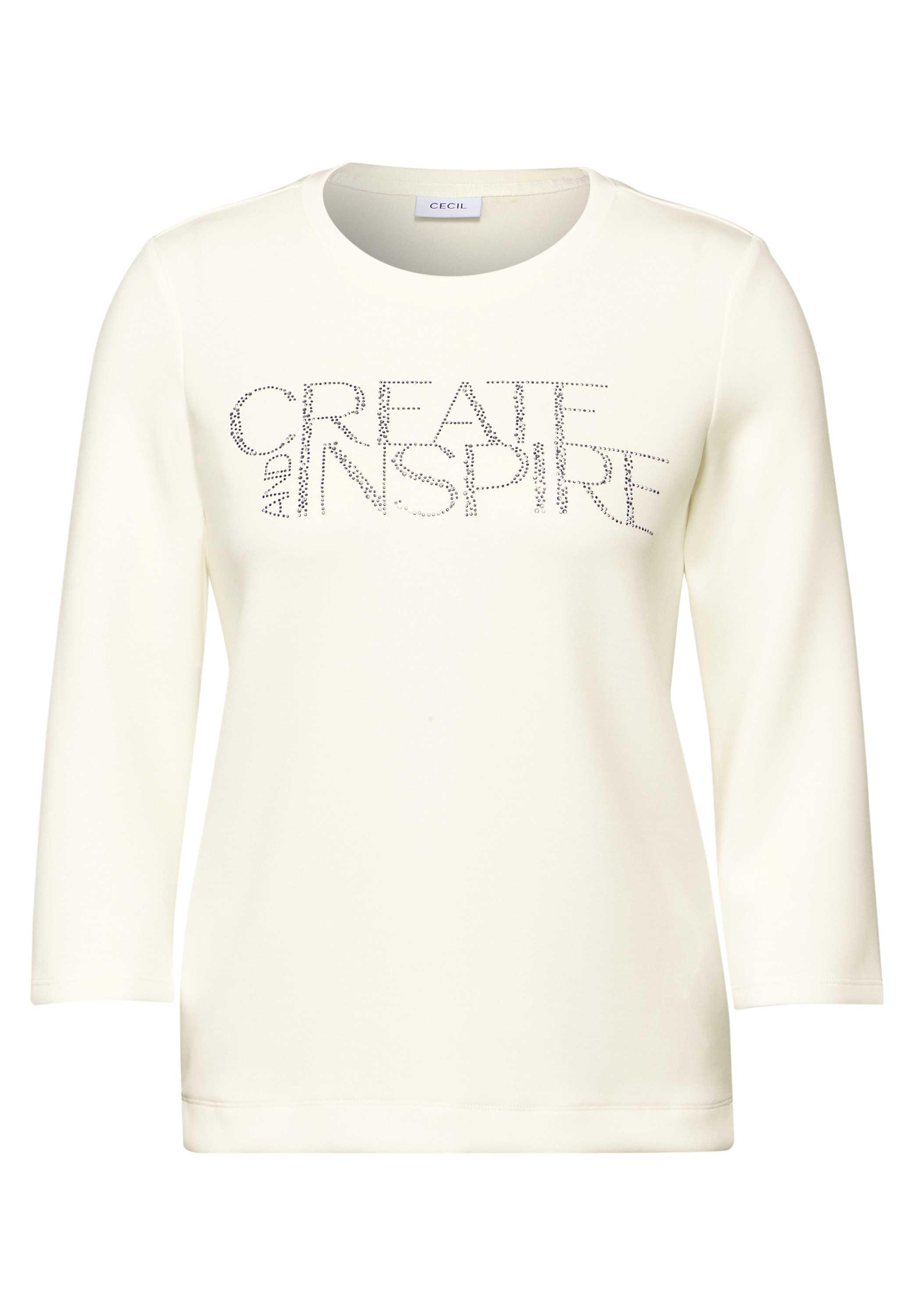 Cecil Print-Shirt, aus softem Materialmix