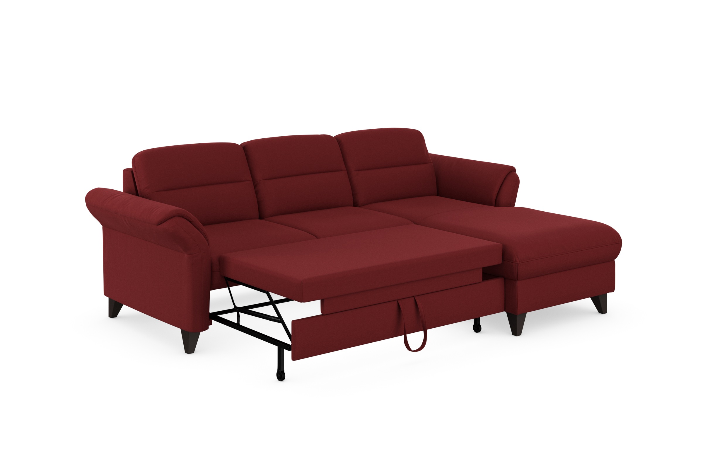 sit&more Ecksofa »Mellum L-Form«, Federkern, wahlweise mit Bettfunktion, Bettkasten und Armteilfunktion