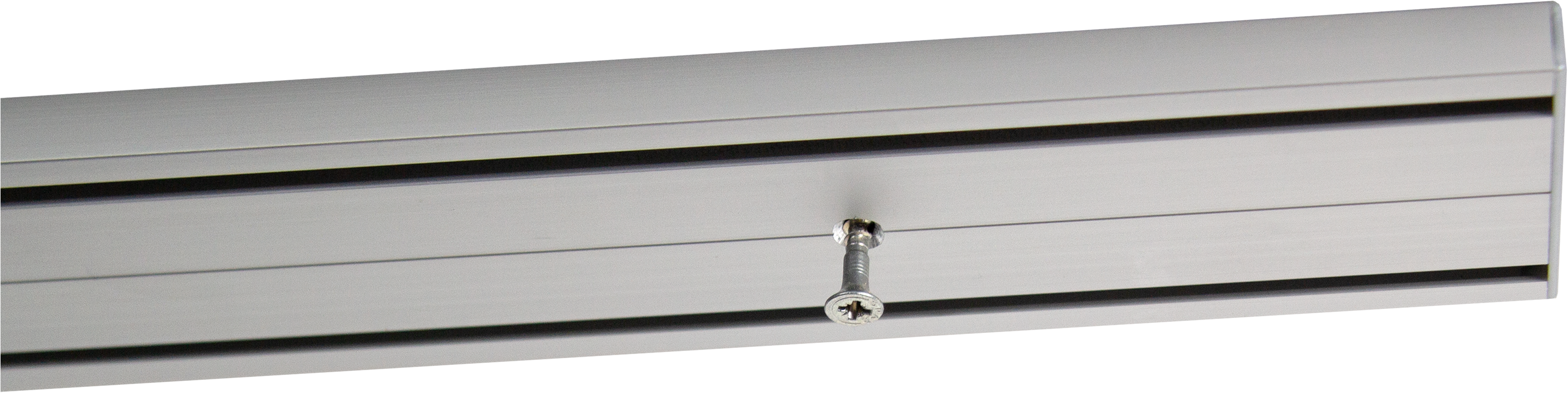 Thumbnail - GARESA Gardinenschiene "Profil 363 Deckenmontage" Ø 20 mm 2 läufig-läufig Wunschmaßlänge Innenlaufprofil, schlicht, Deck...