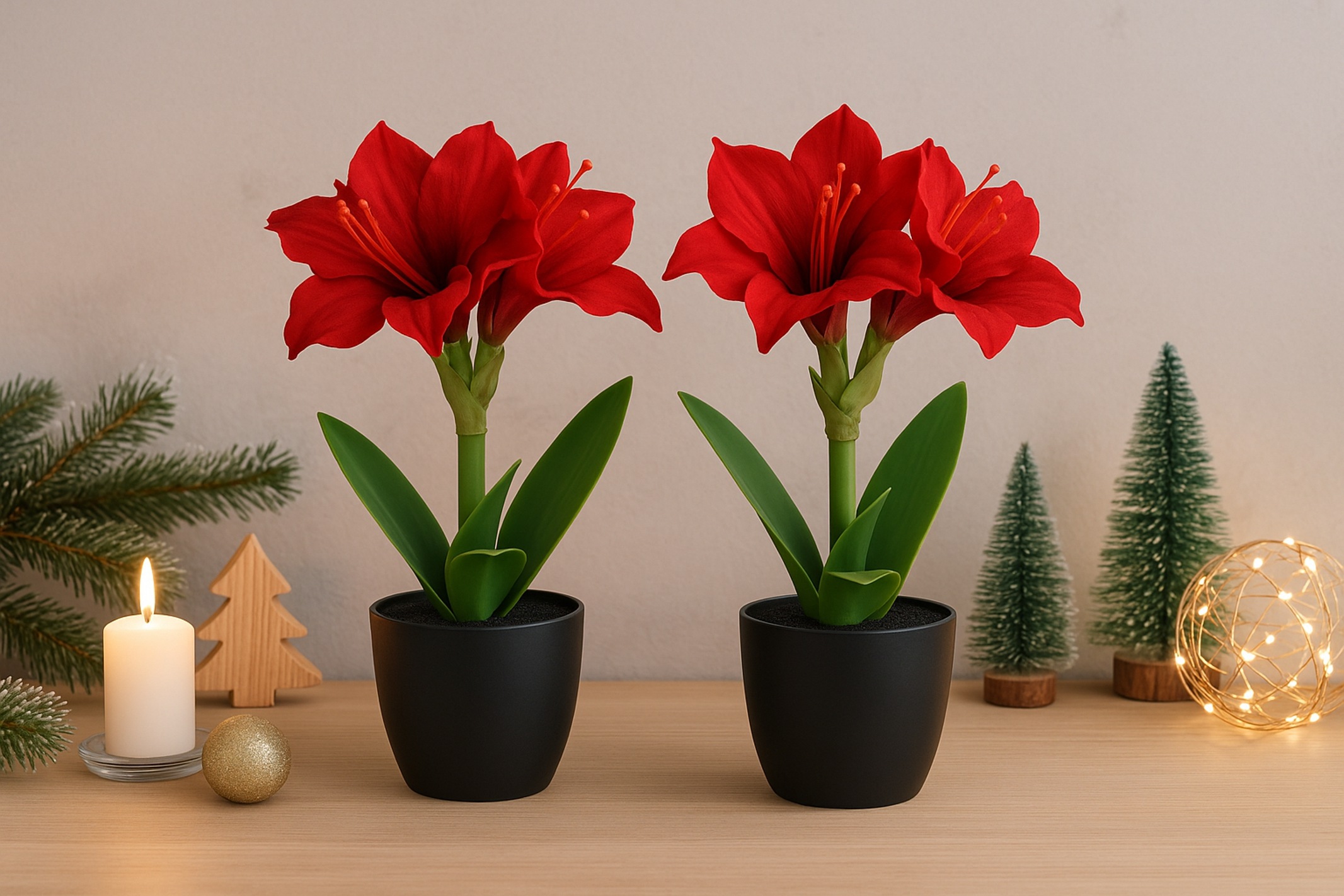 Thumbnail - I.GE.A. Kunstblume "Amaryllis im Topf"