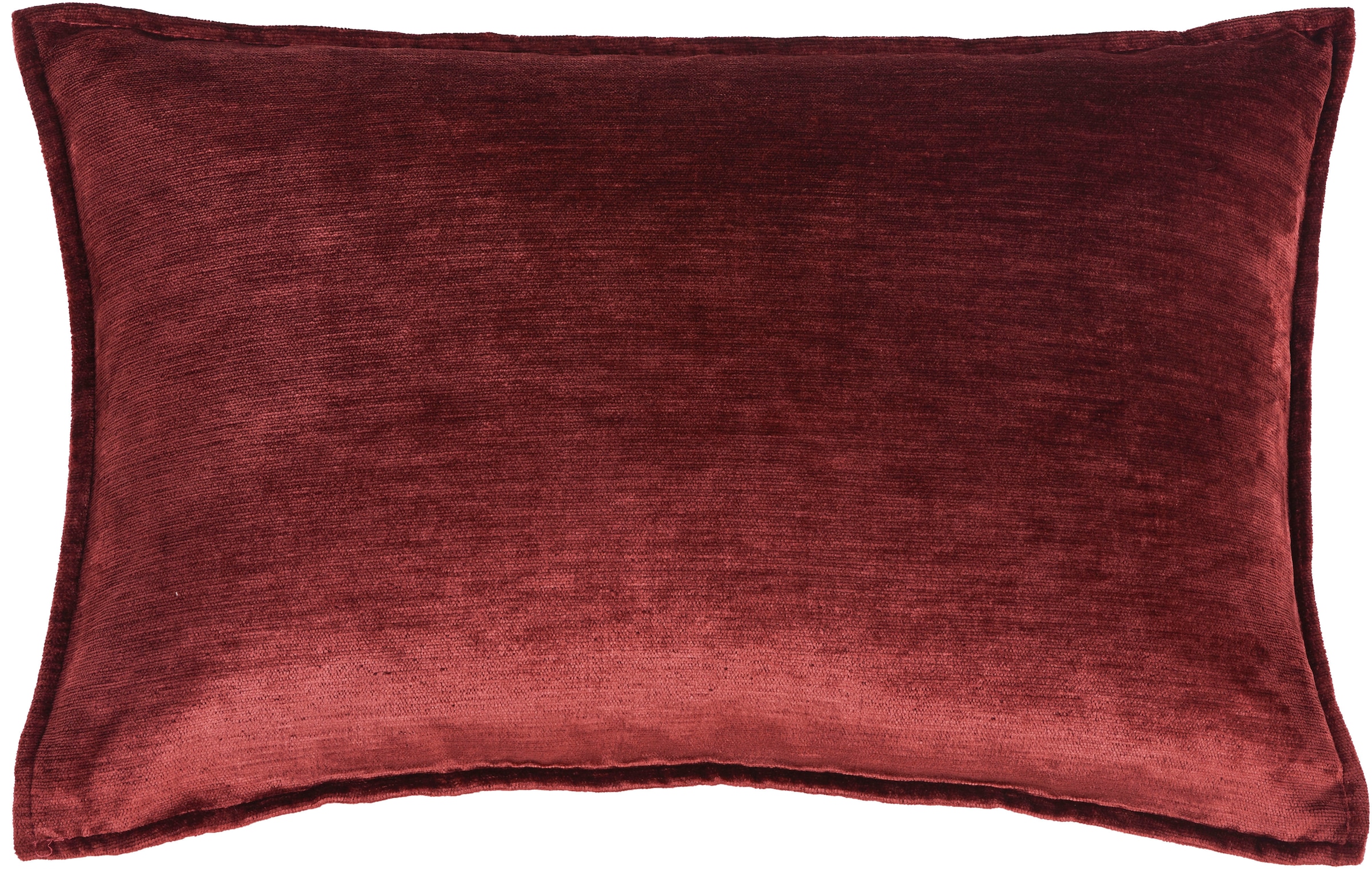 Kissenbezug DONE., B:40cm H:1cm L:60cm, rot, Polyester, Polyester, Kissenbezüge, "Fame", Hohe Lichtreflektion