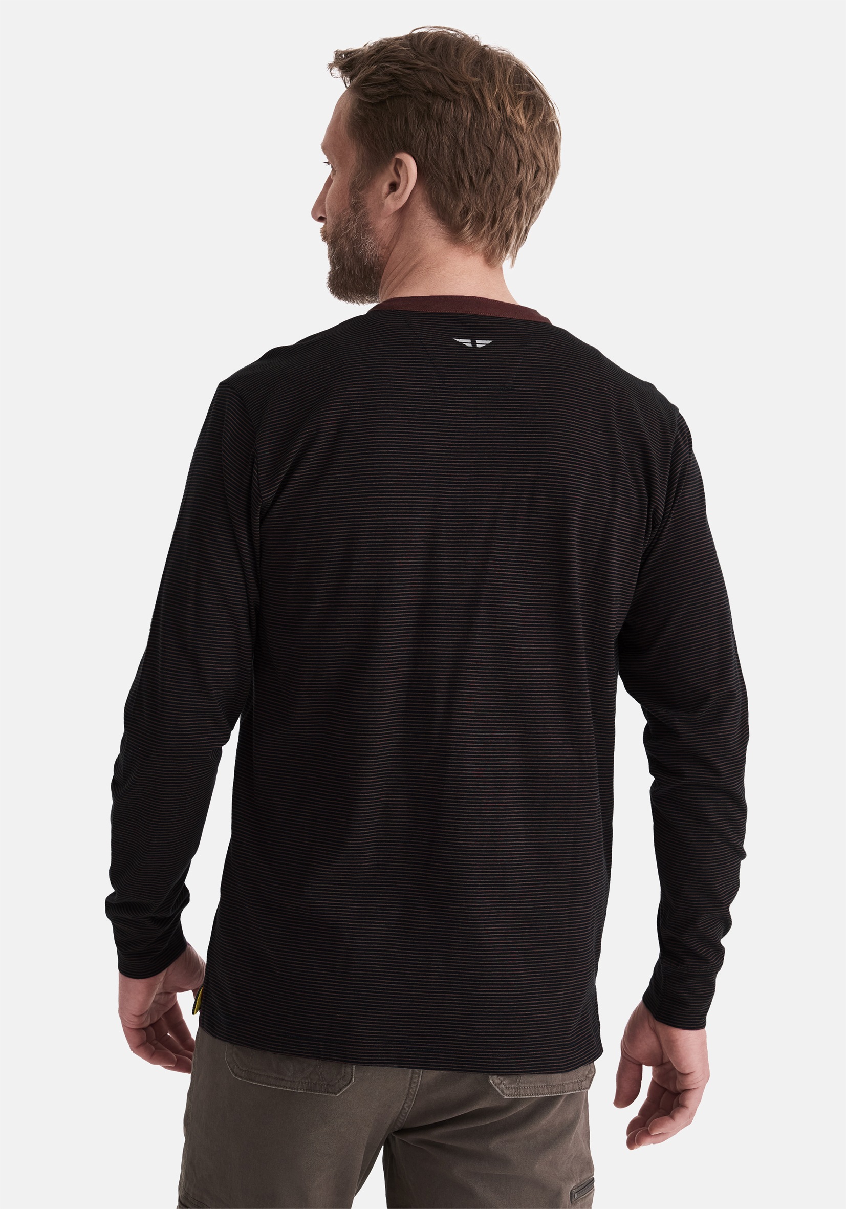 HERO by John Medoox Businessshirt "HANO Workwear Longsleeve Henley-Shirt", günstig online kaufen