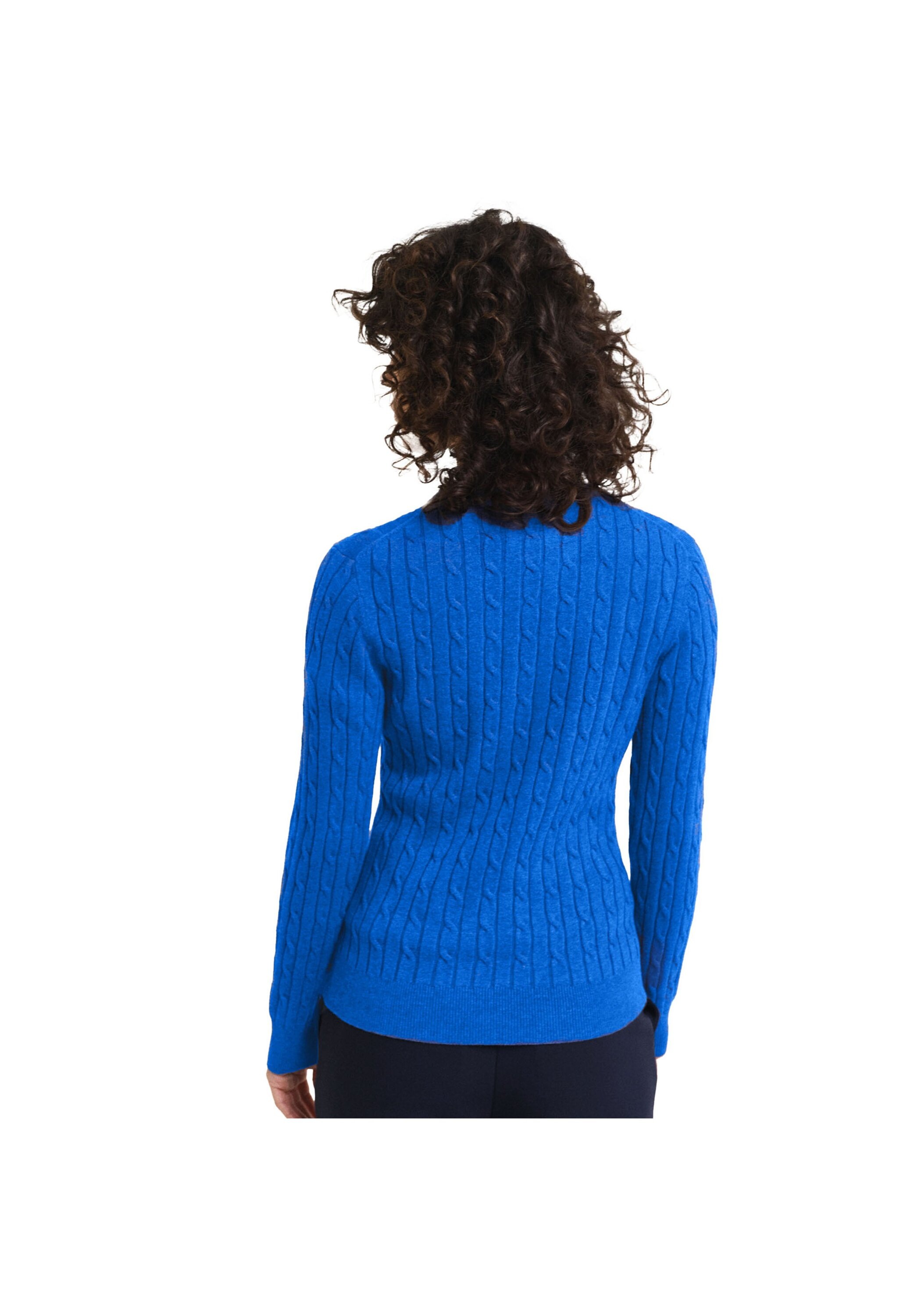 Gant Sweater »Strickpullover STRETCH COTTON CABLE C-NECK«