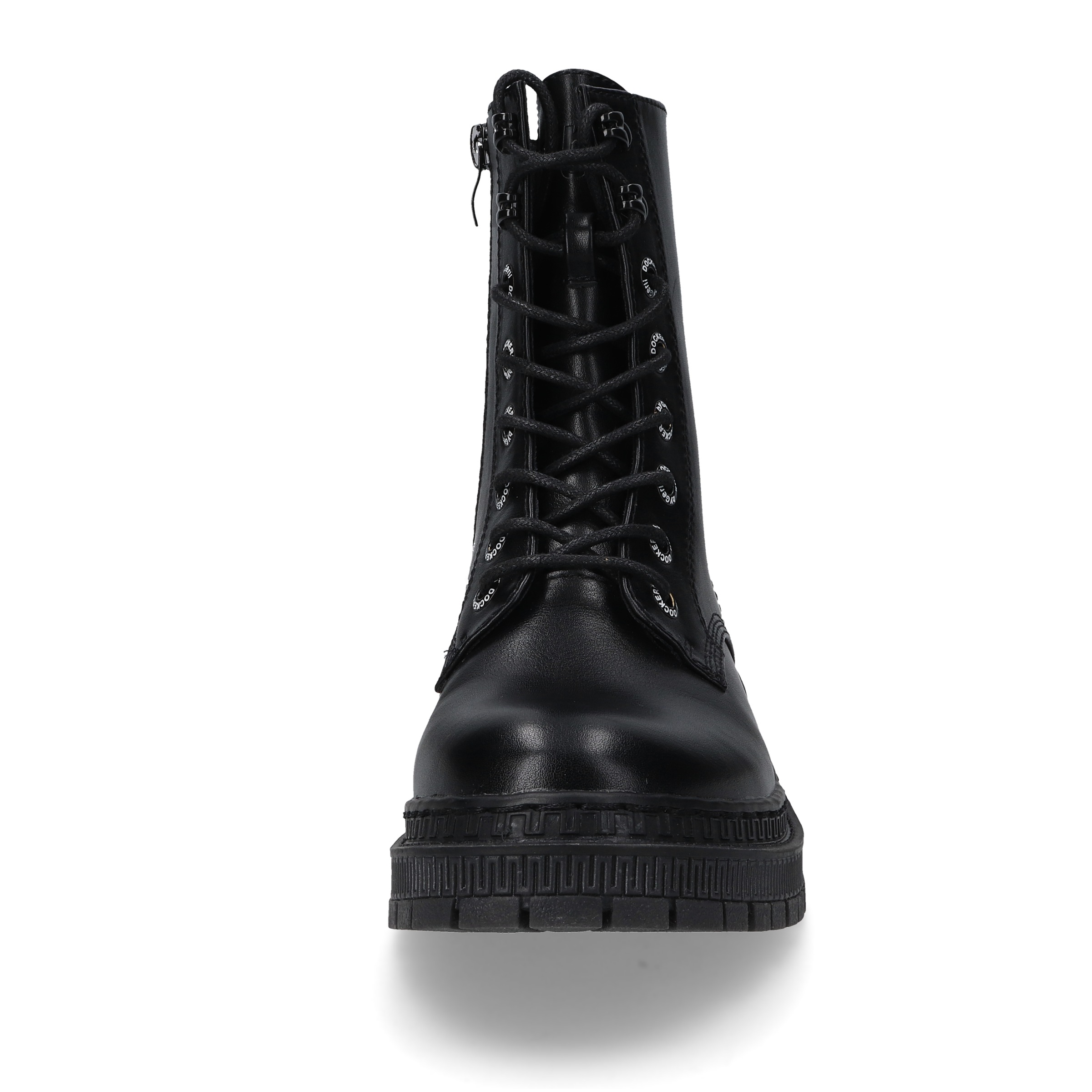 Dockers by Gerli Schnürboots, Biker Boots mit Reißverschluss
