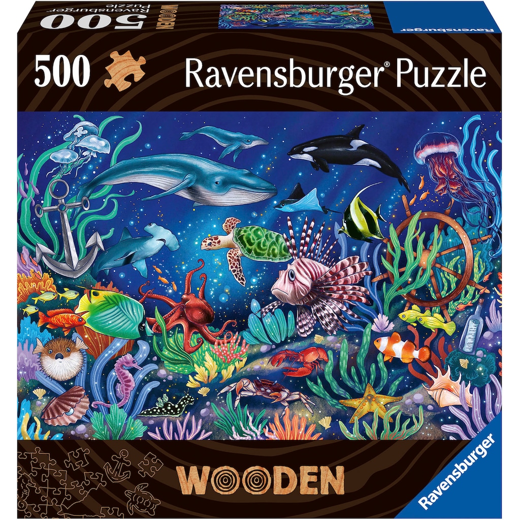 Ravensburger Puzzle »Wooden, Unten im Meer«