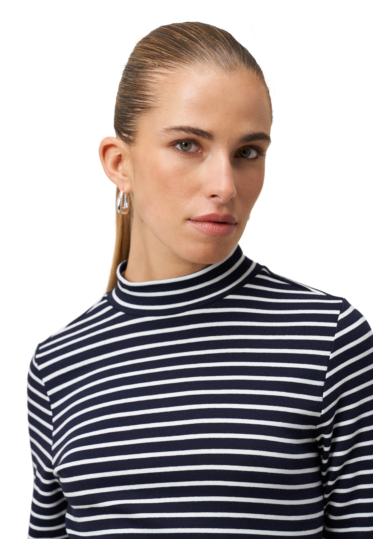 Zero Kurzarmshirt »Damen mit Stehkragen« 1 tlg. Plain/ohne Details