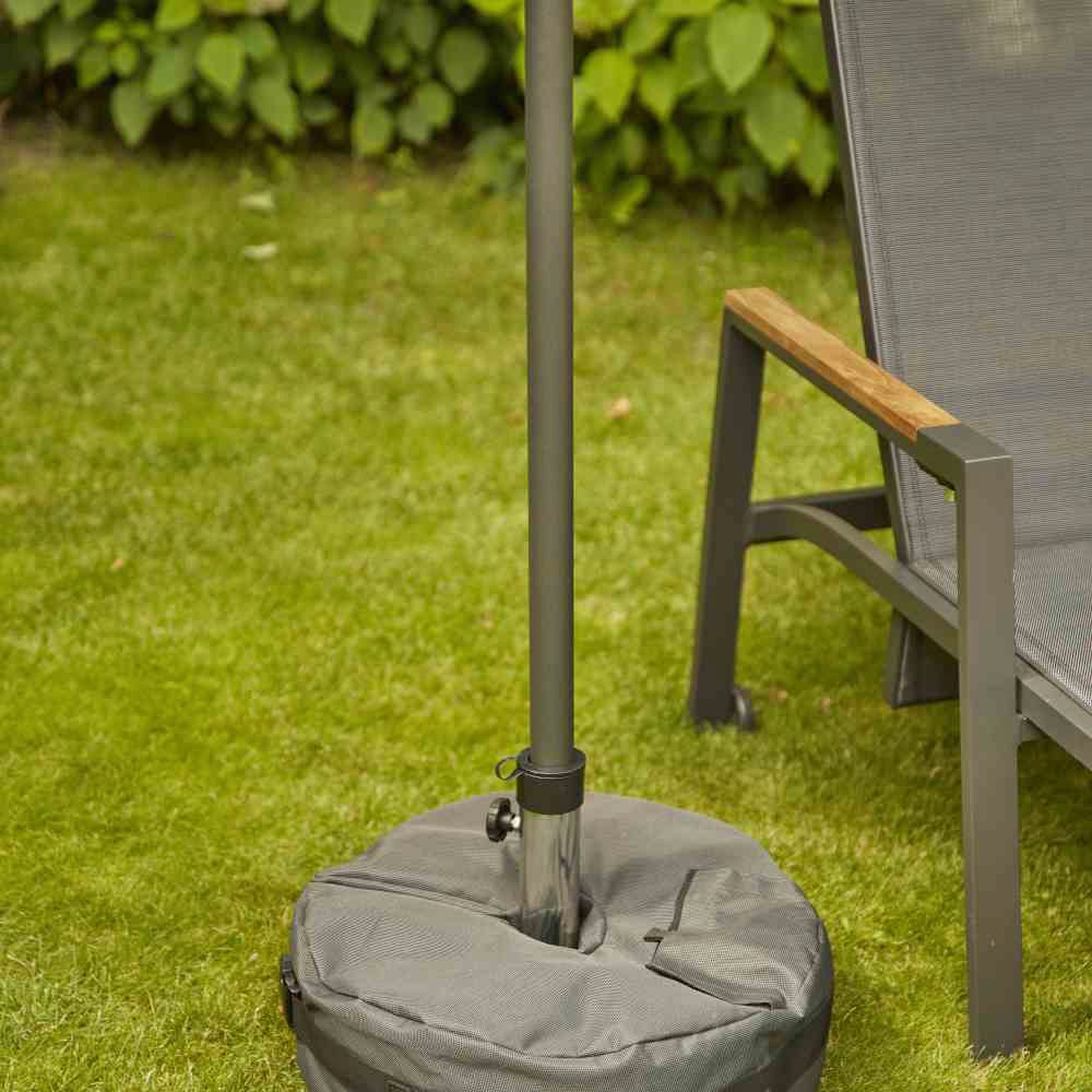 Siena Garden Schirmhalter, Rasendorn, Ø: 40 cm, galvanisiert, mit Adaptern für Ø48/38/32 mm