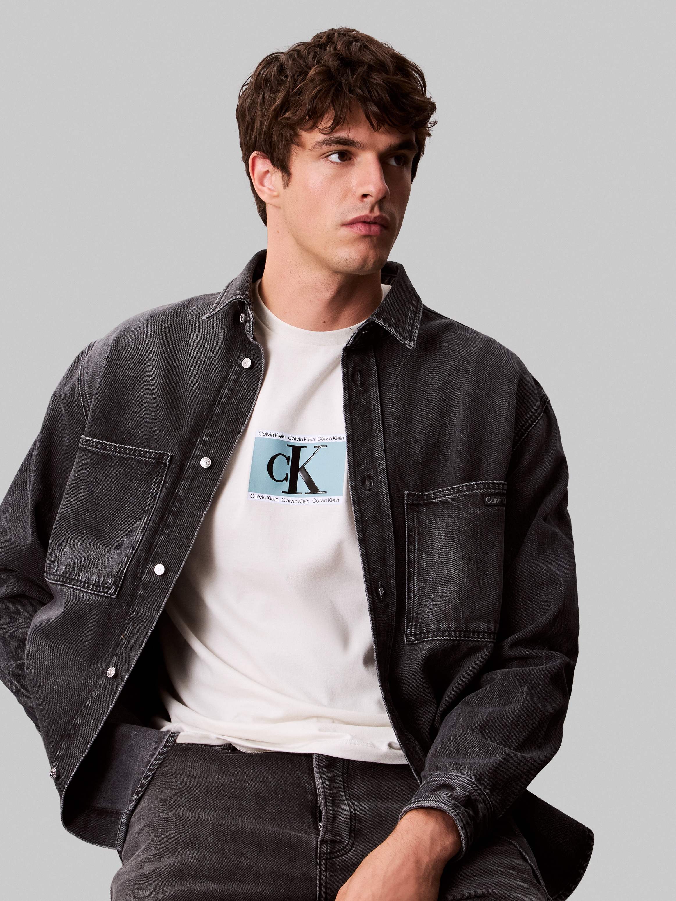 Calvin Klein T-Shirt »SS 30s E SPRTSWR 3 G«, mit Logo-Print