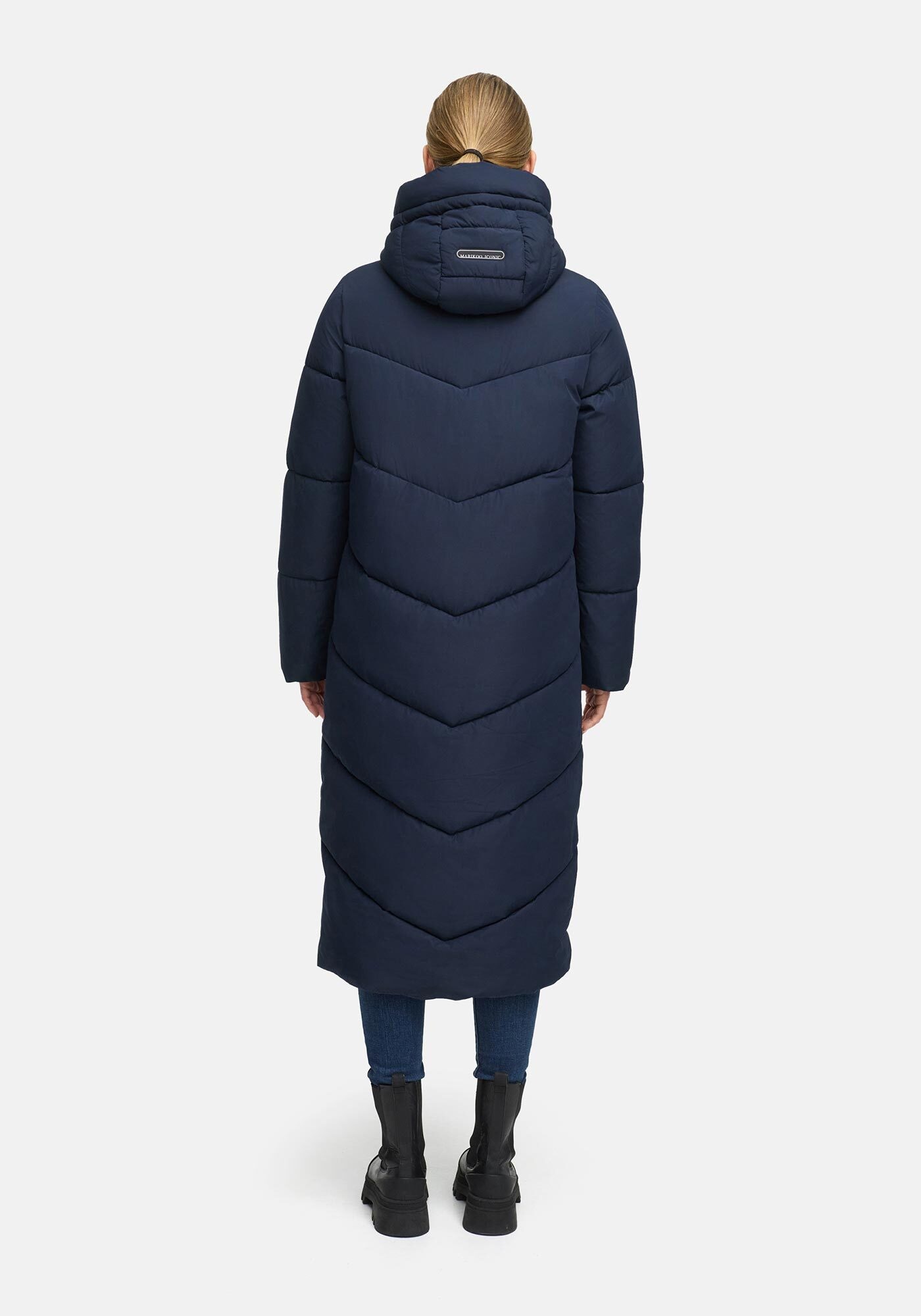 Marikoo Ranja Women Winter Coat Navy Size S 3
