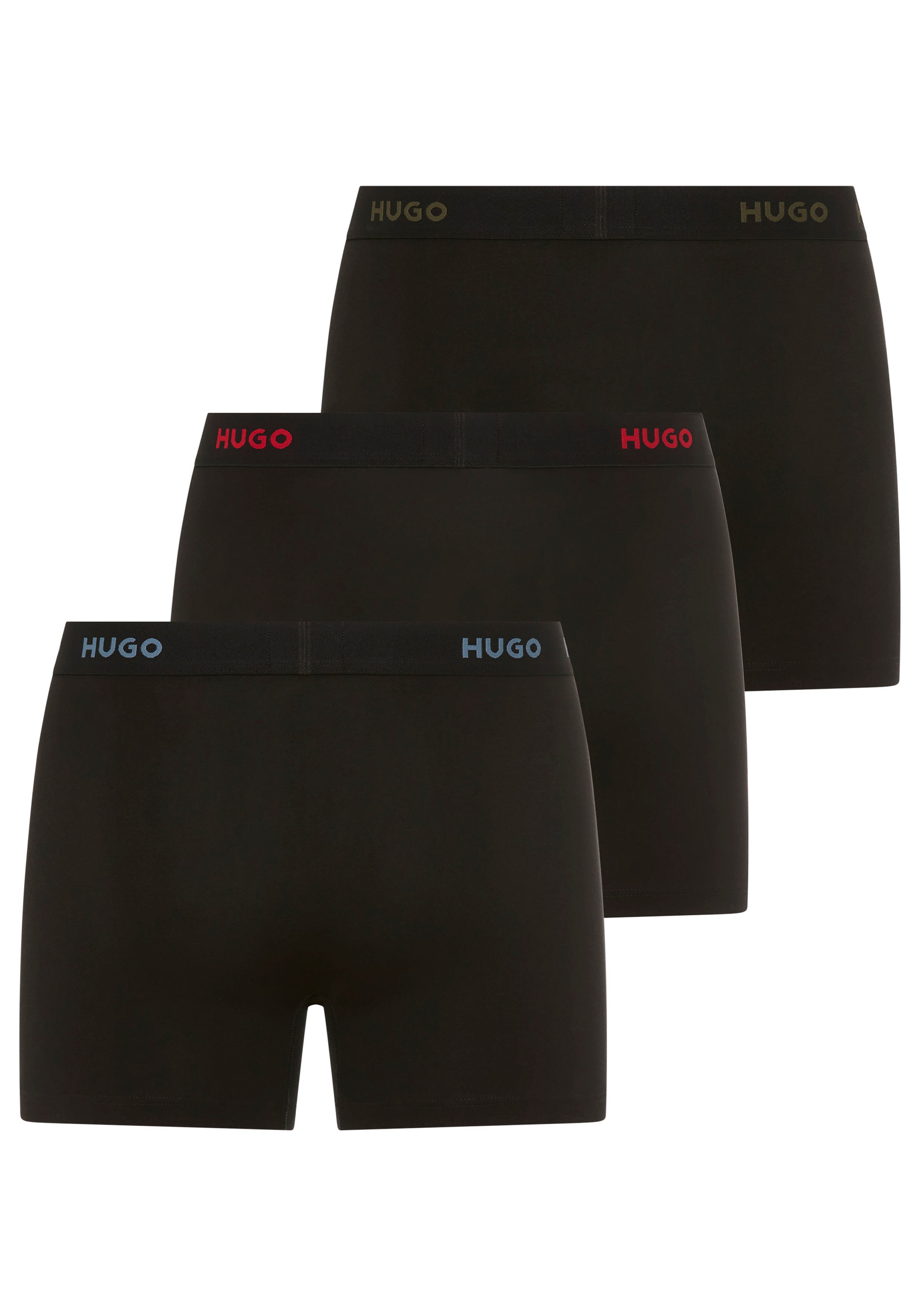 HUGO Underwear Boxer "BOXERBR TRIPLE" Packung, 3er, 3 Stk. mit elastischem günstig online kaufen