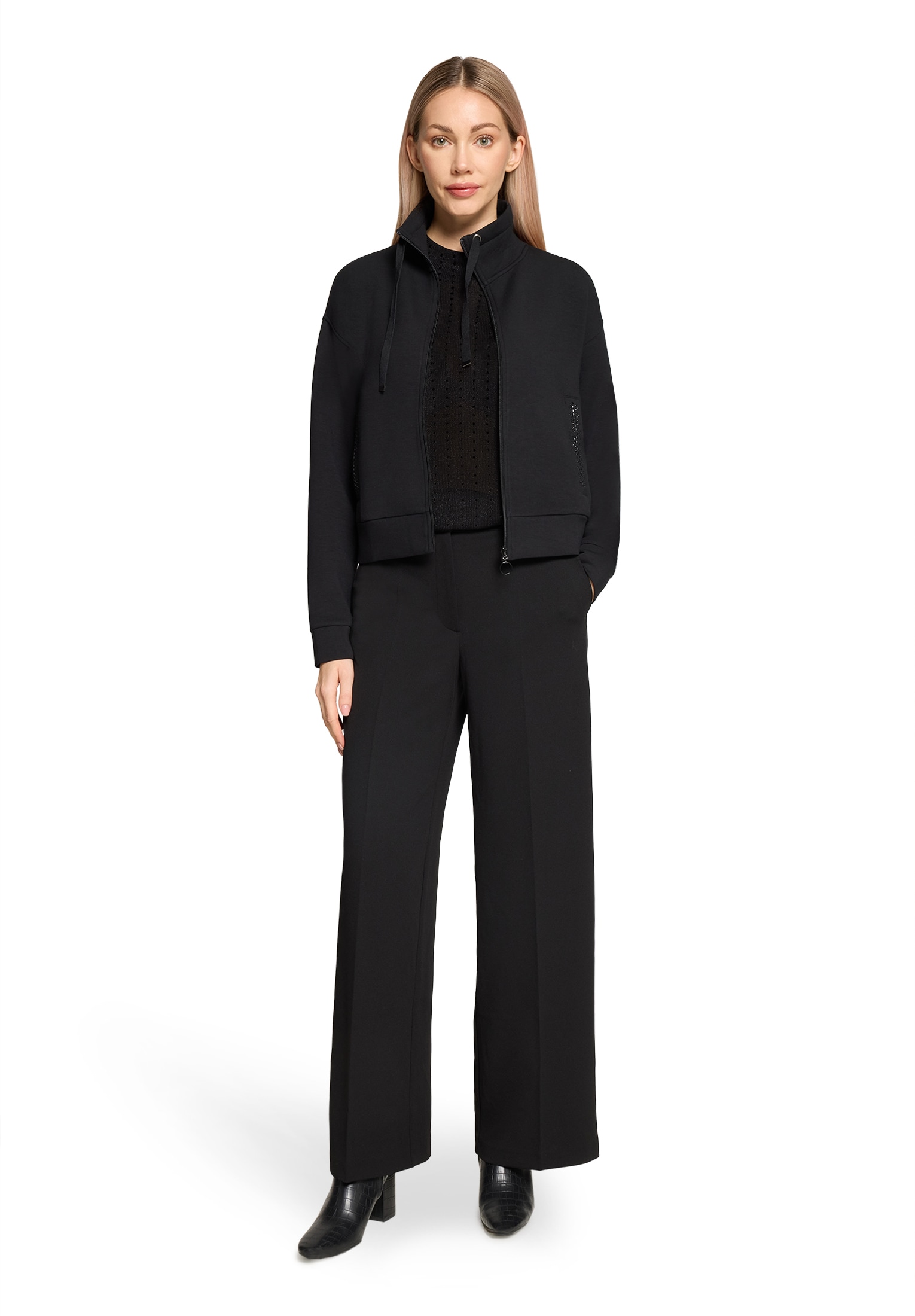 Betty Barclay Sweatjacke »Damen mit Rippenstruktur«