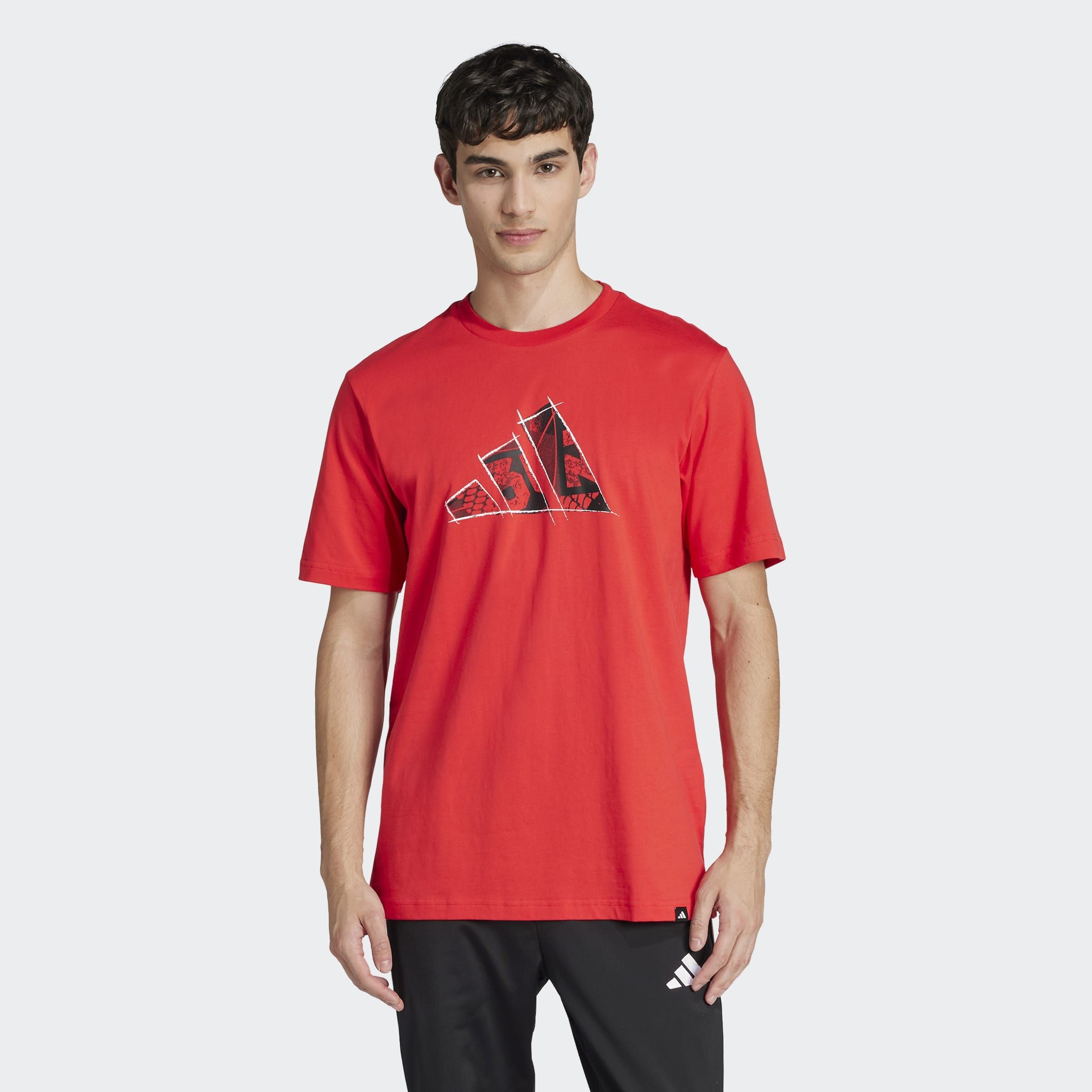 adidas Sportswear T-Shirt »M PHOTO LOGO T« sportlicher Stil, aus Baumwolle, pflegeleicht