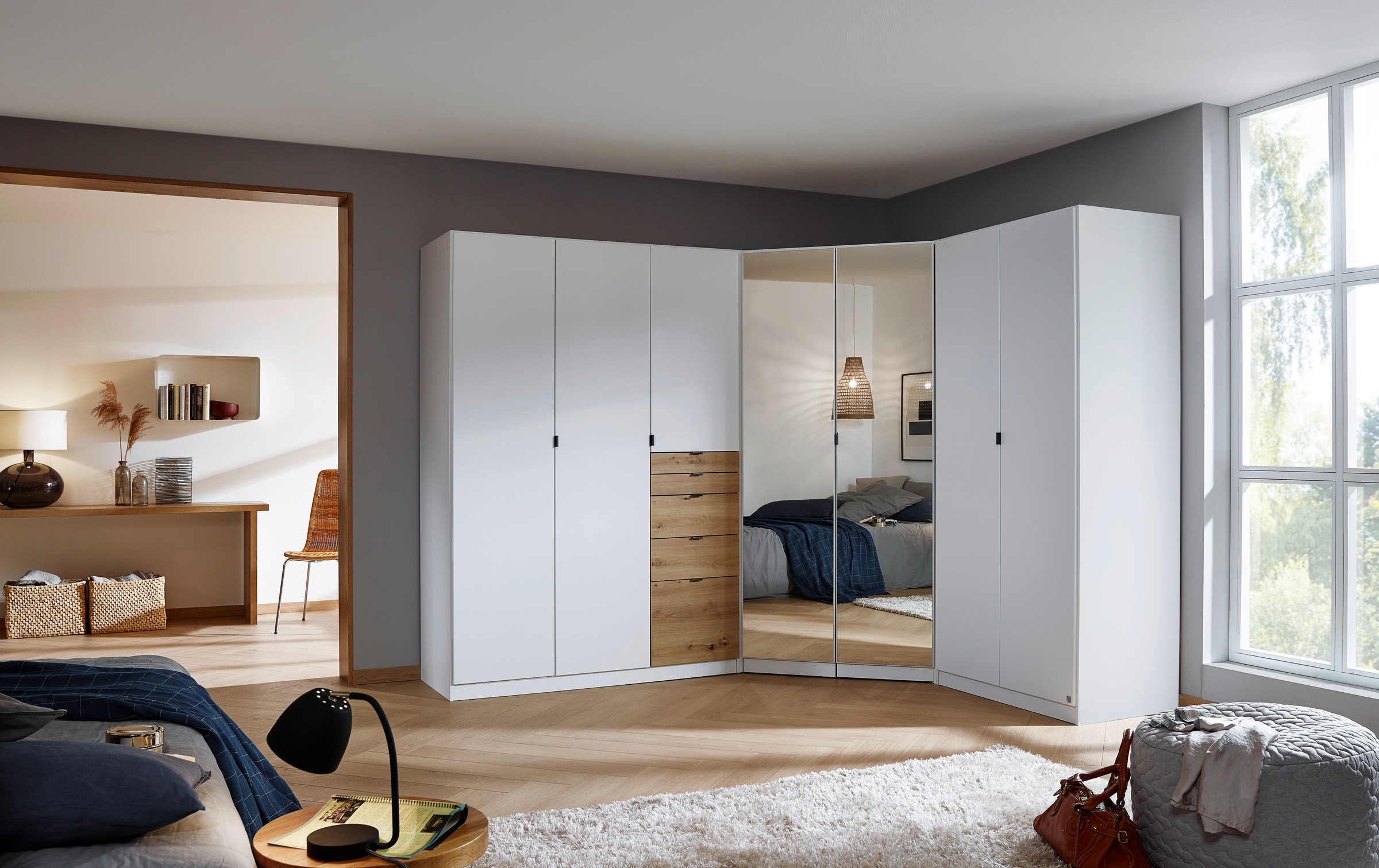 rauch Schrank-Set "Kleiderschrank Schrank Garderobe Wäscheschrank Ankleide günstig online kaufen