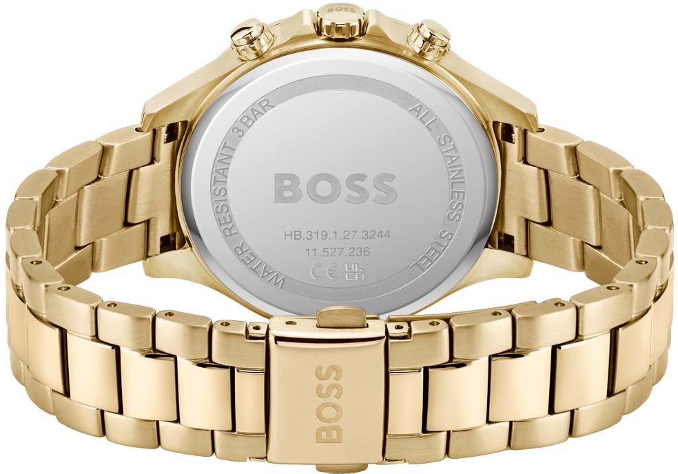 BOSS Multifunktionsuhr »HERA«, Quarzuhr, Damenuhr, Armbanduhr, Datum, Edelstahlarmband