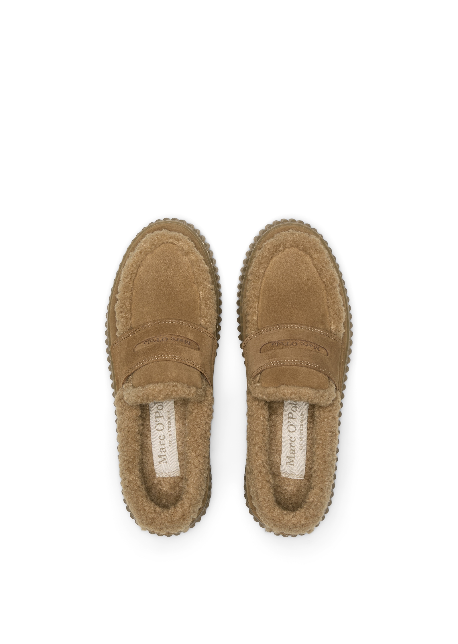 Marc O'Polo Loafer »mit flauschigem Teddyfutter«