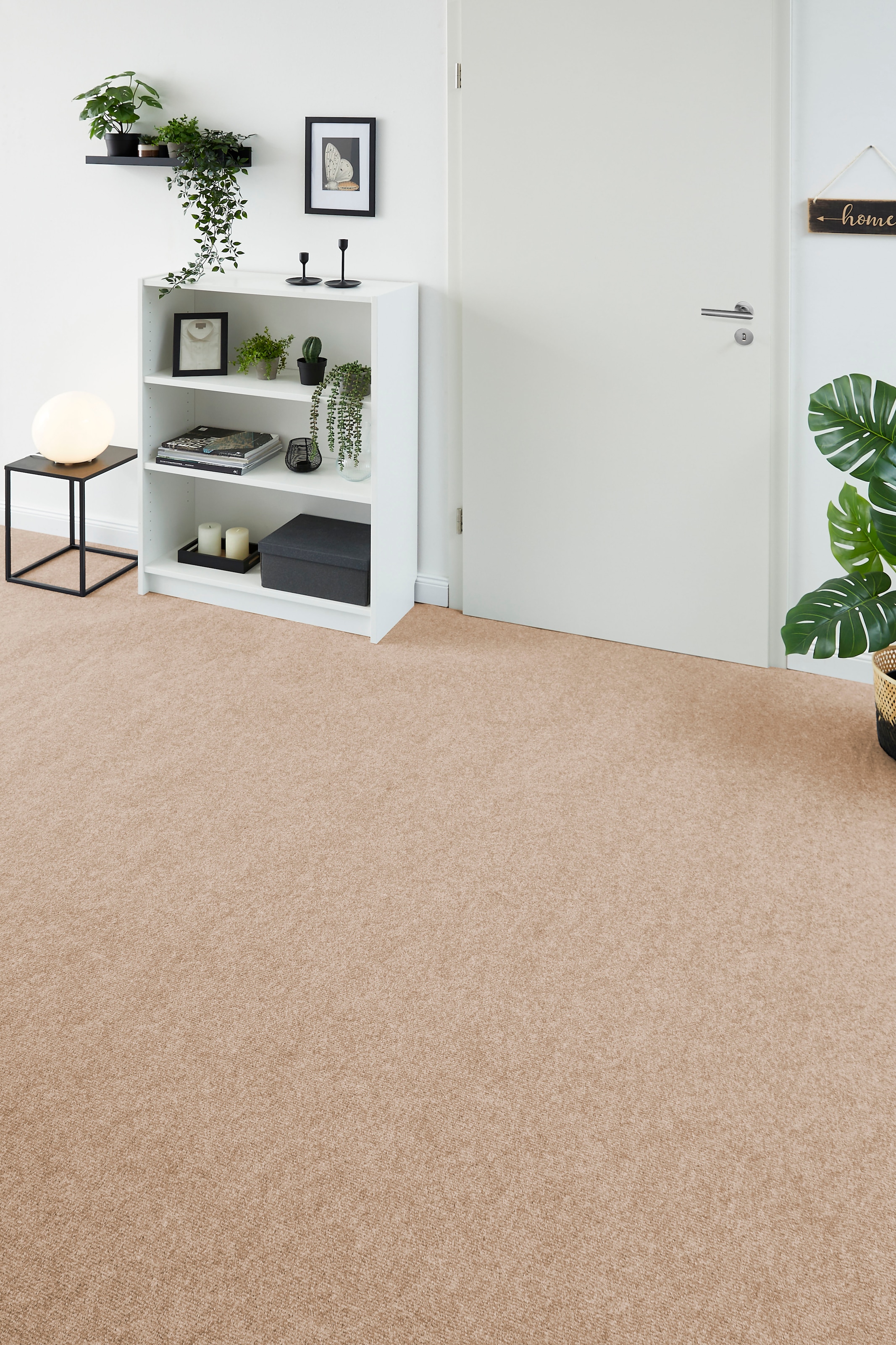 Andiamo Teppichboden "Nadelfilz Milo", rechteckig, Uni Farben, Breite 100 cm oder 200 cm, strapazierfähig, Wohnzimmer