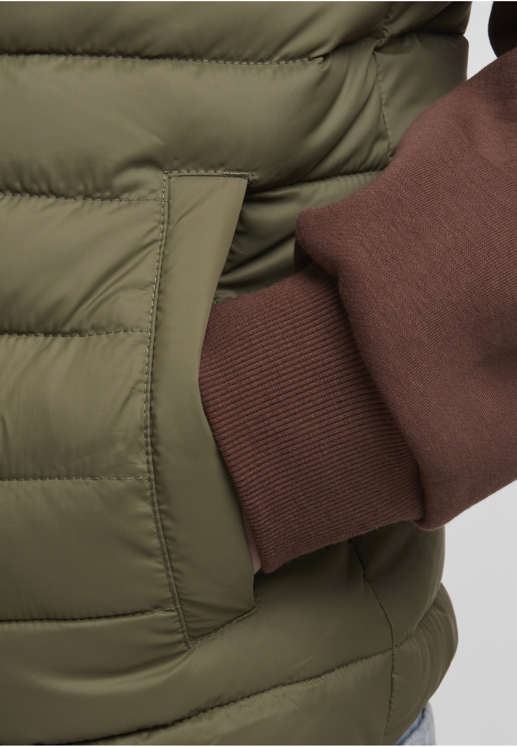 URBAN CLASSICS Steppweste »Urban Classics Basic Light Weigh Vest With Hood« 1