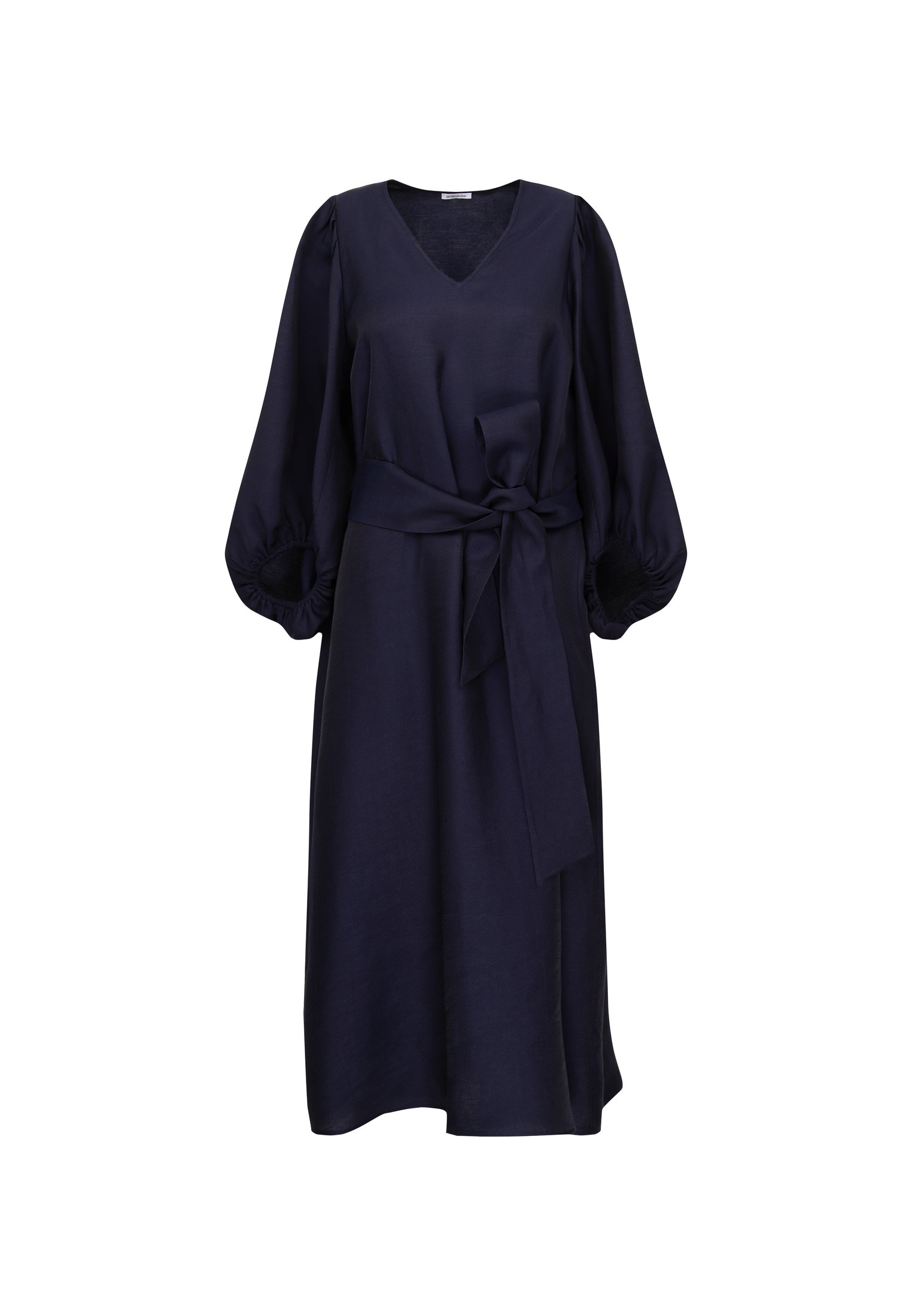 seidensticker Sommerkleid »Schwarze Rose«, 3/4-Arm V-Neck Uni