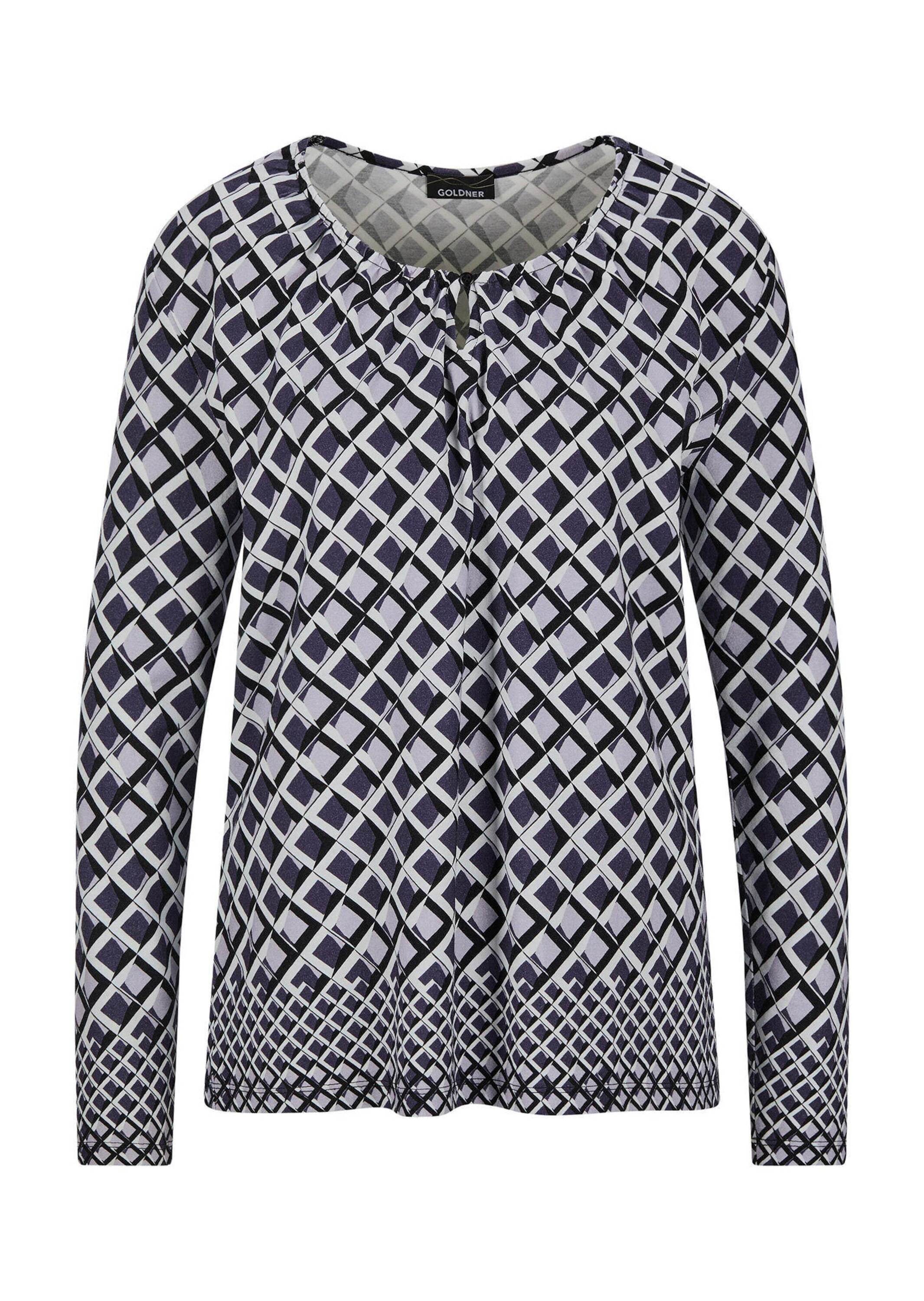 GOLDNER Print-Shirt "Grafisches Jersey-Shirt mit Rundhals" günstig online kaufen