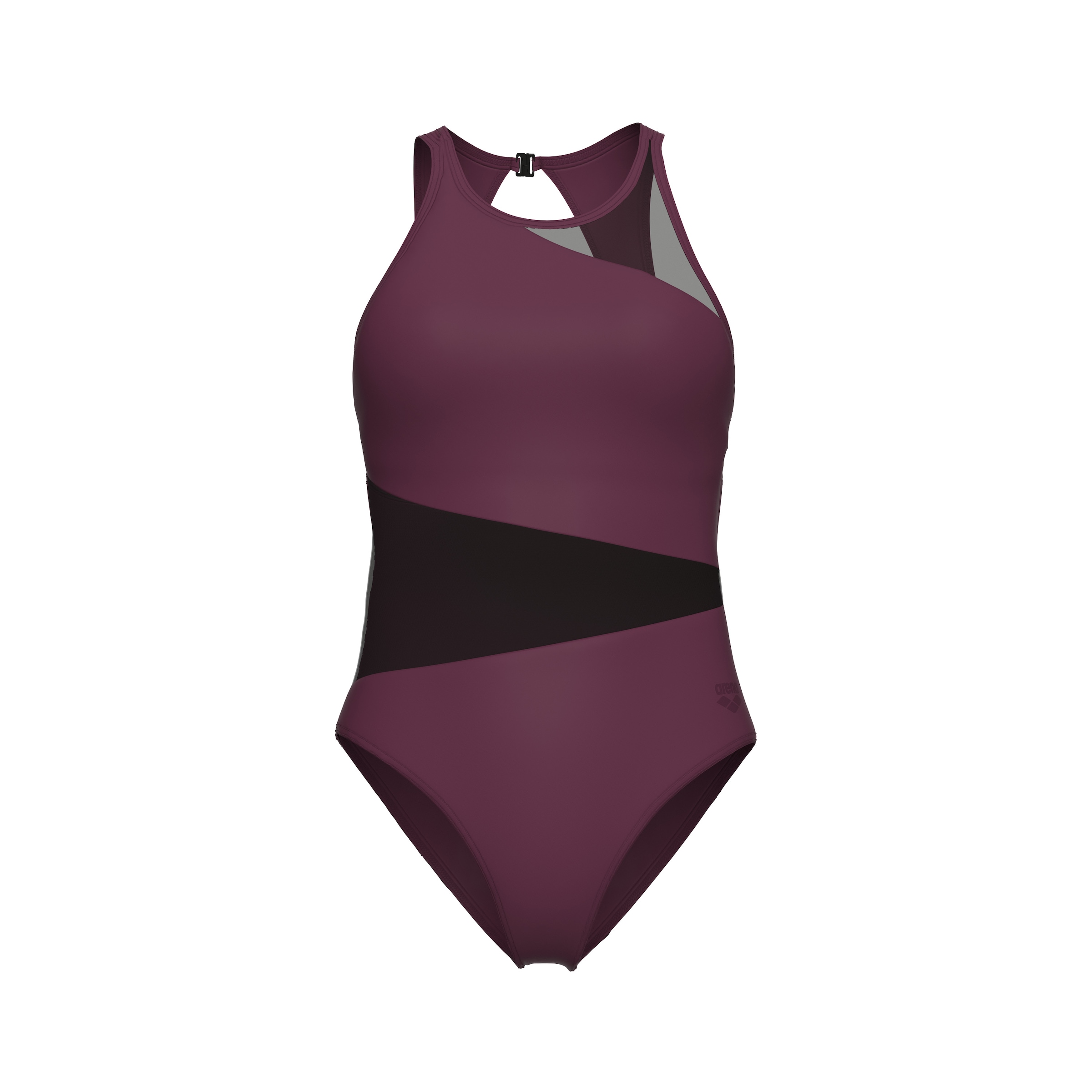 Arena Badeanzug »WOMEN'S ARENA MESH ANGLE SWIMSUIT VENT BACK B« Mit transparenten Einsätzen
