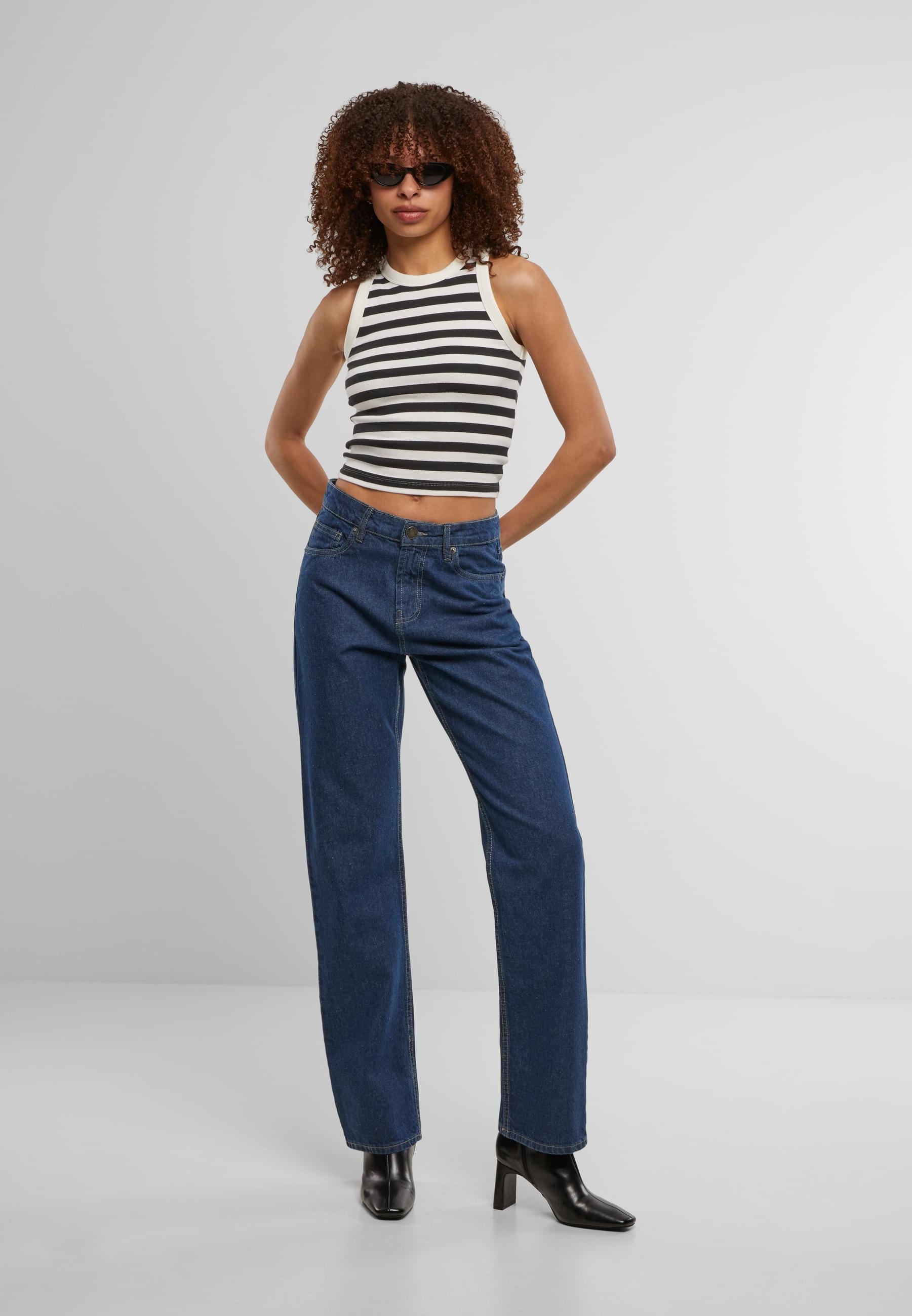 URBAN CLASSICS Bequeme Jeans »Urban Classics Ladies Straight Fit Denim«