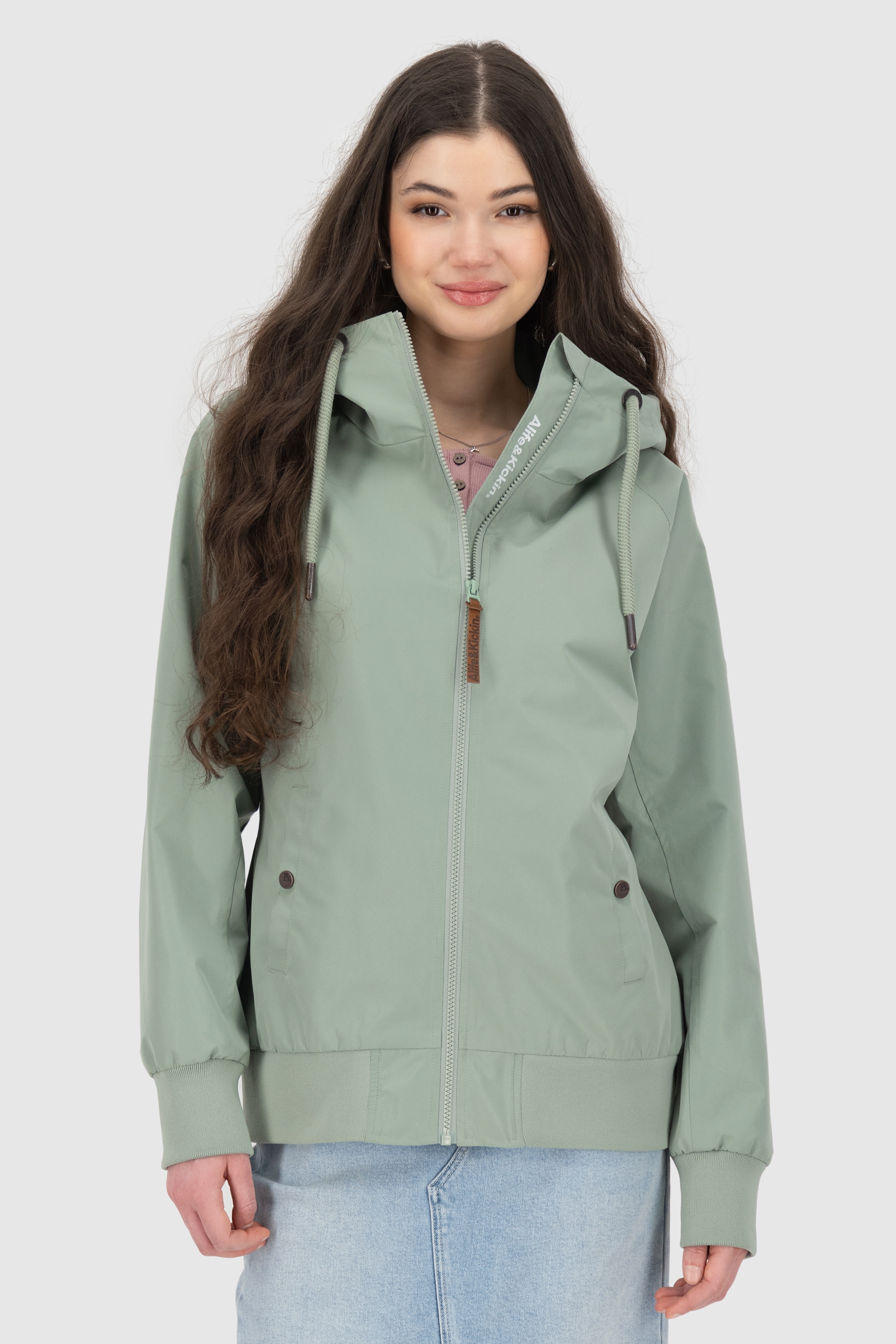 Alife & Kickin Outdoorjacke "RenitaAKA" mit Kapuze mit Kapuze in bequemen Fit