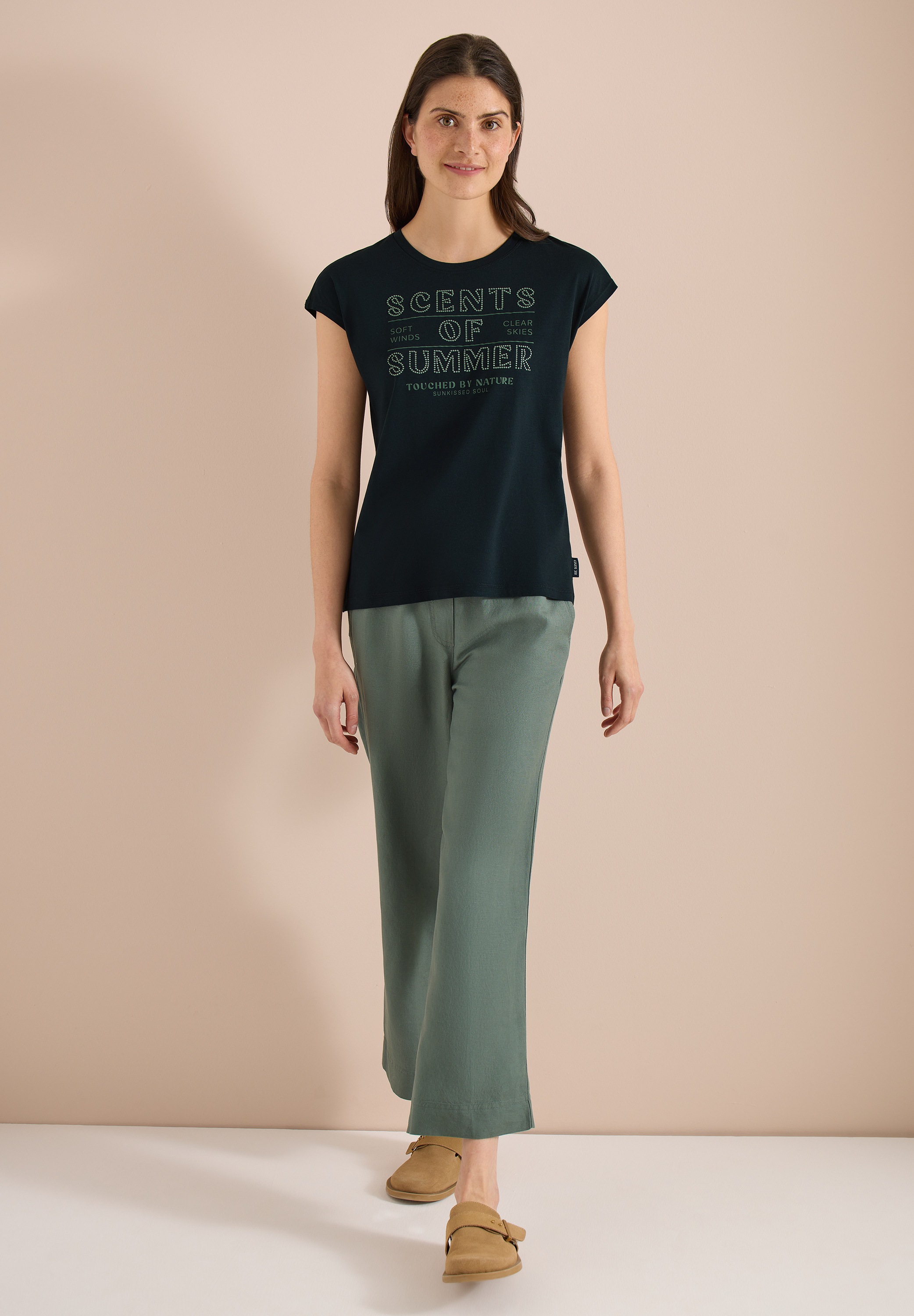 Cecil Rundhalsshirt mit Wording