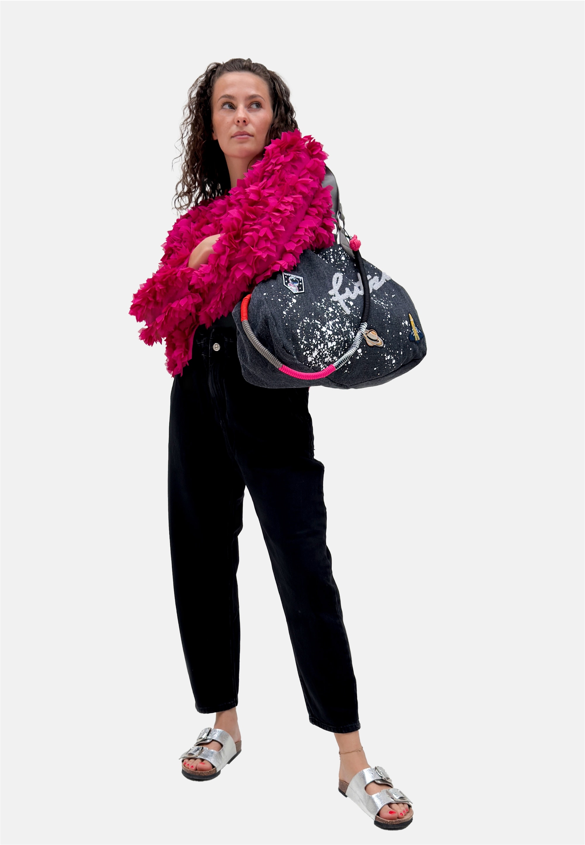 Fritzi aus Preußen Henkeltasche »Out of Space«, mit coolem Sprinkle-Print