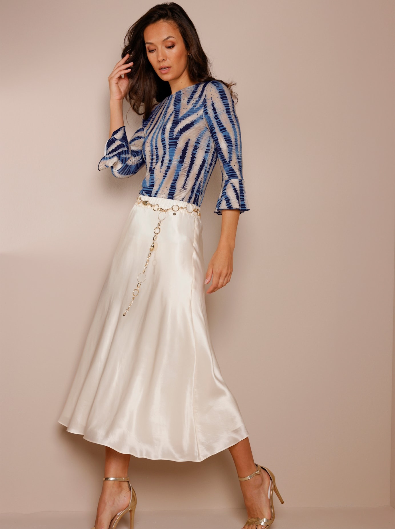 CREATION L PREMIUM Print-Shirt "Viskose-Seiden-Shirt", 1 Stk. günstig online kaufen