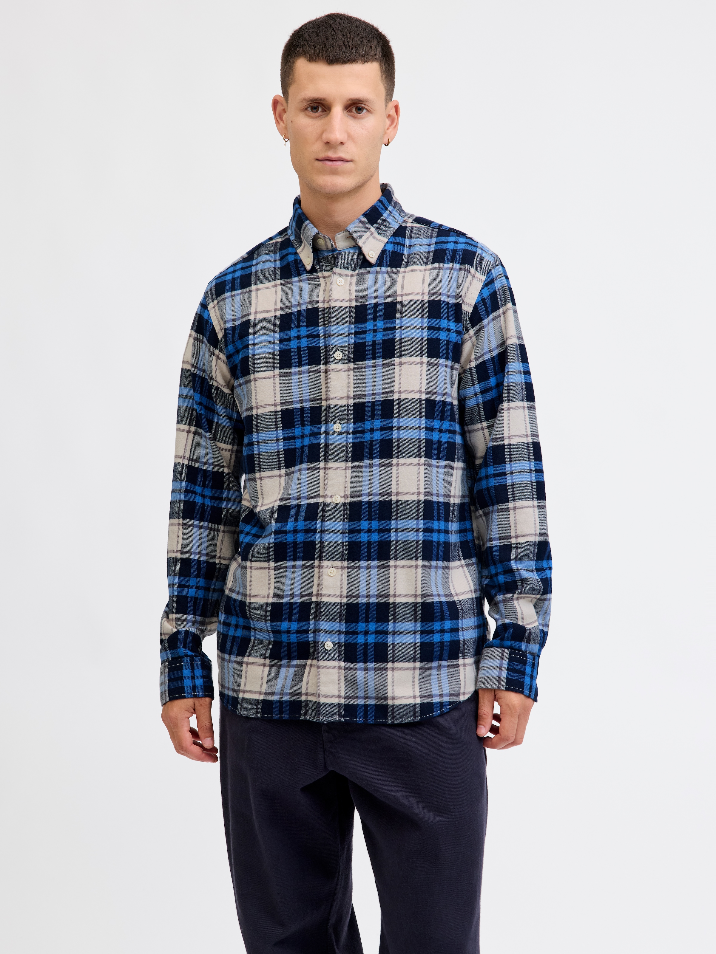 Jack & Jones Langarmhemd "JPRBLUBARKLEY FLANNEL X-MAS L/S SHIRT CH" günstig online kaufen