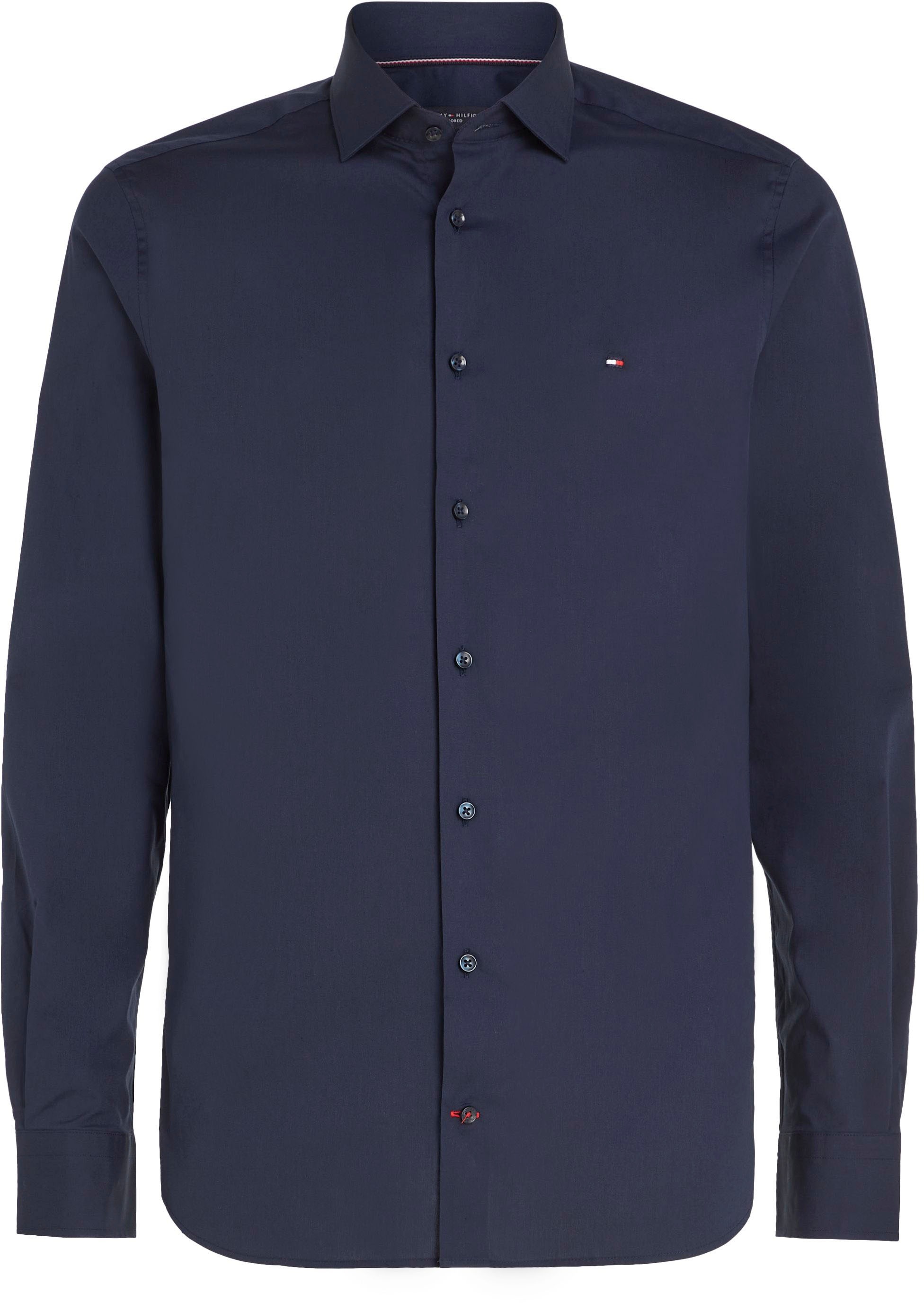 Tommy Hilfiger Langarmhemd »LA-Hemd Flex Poplin SF«