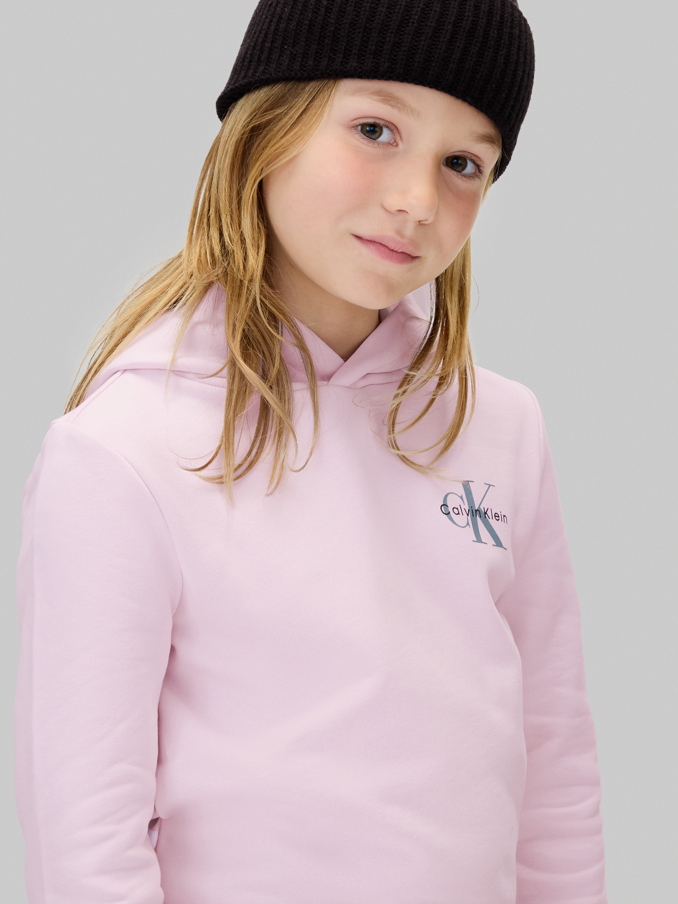 Calvin Klein Jeans Sweatshirt »SMALL MONOGRAM HOODIE«, für Kinder bis 16 Jahre, mit Kapuze