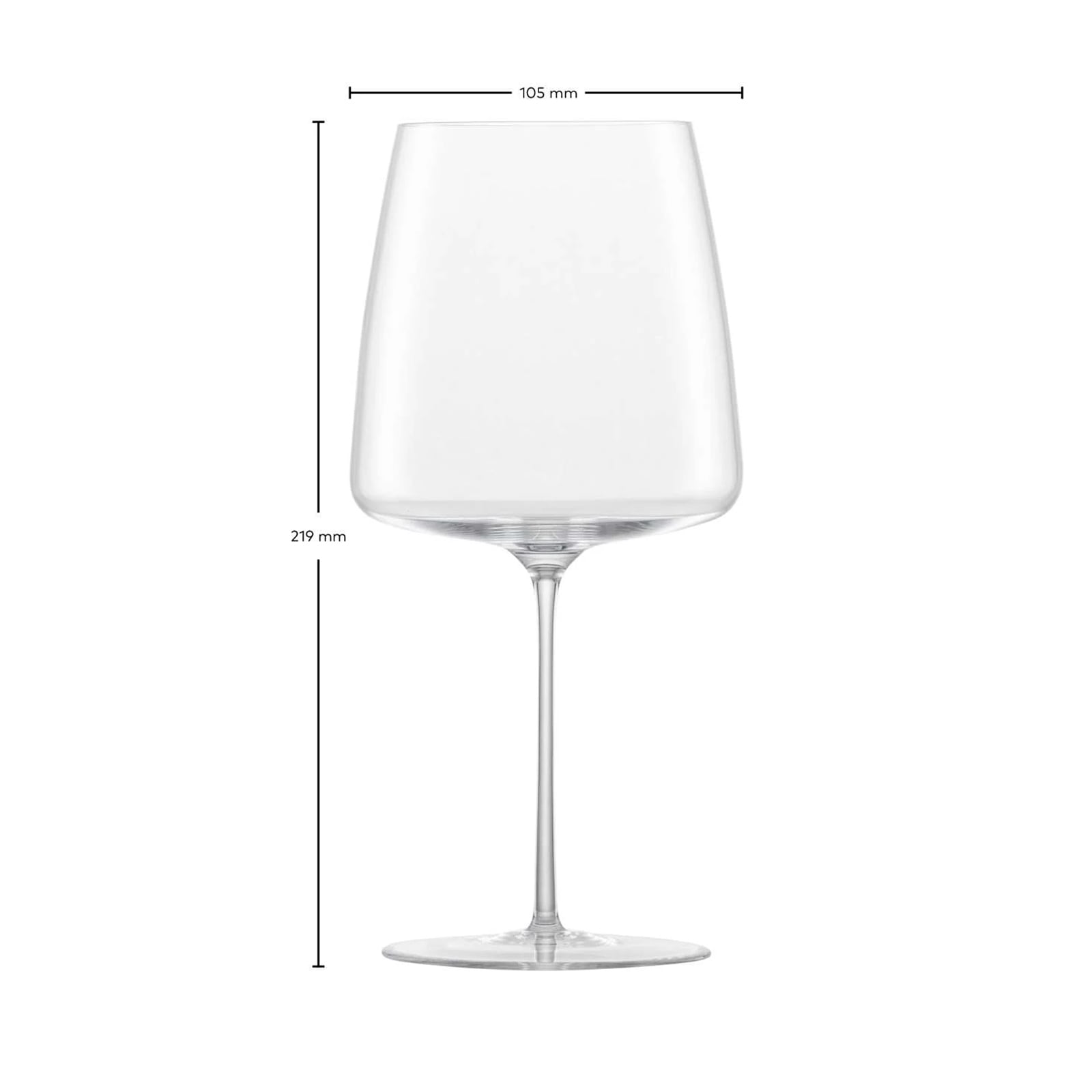 Zwiesel Glas Rotweinglas »Rotweingläser Simplify 740 ml 2er Set transparent«